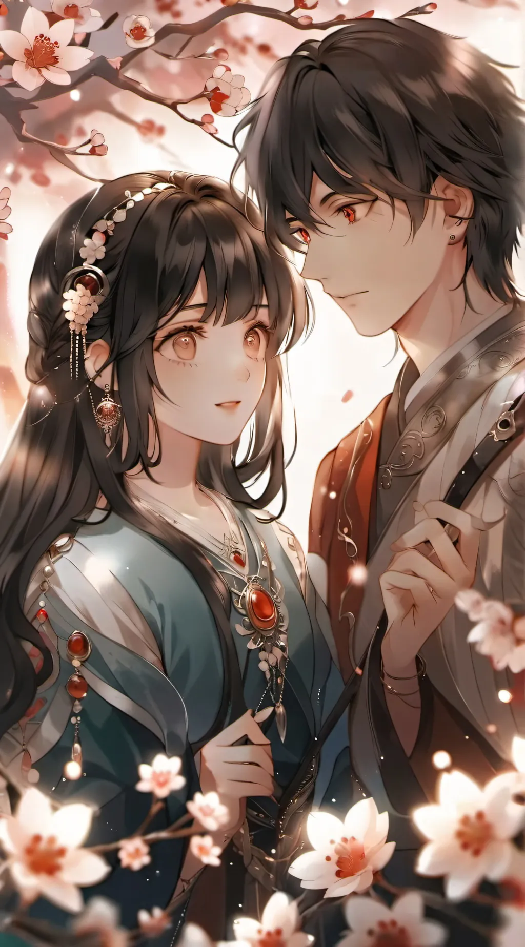 ai character: Emily and leo background