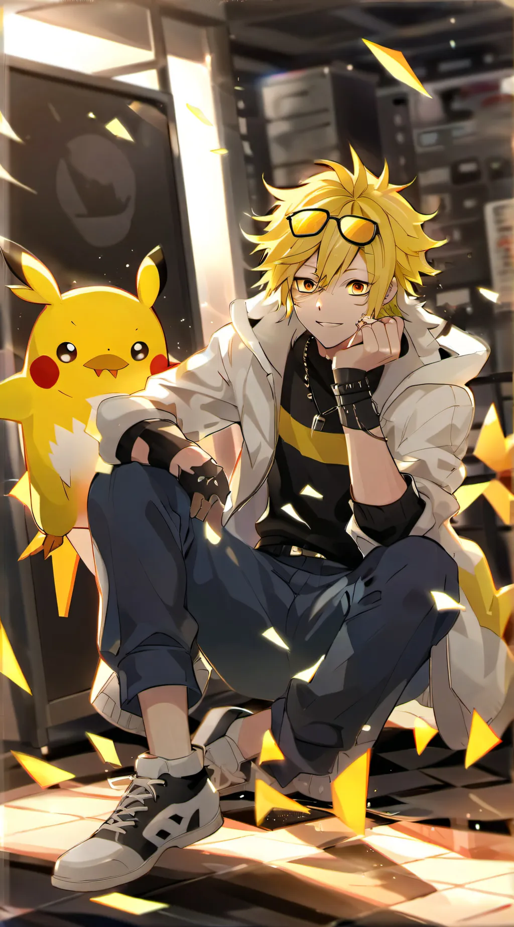 ai character: ⚡️DENKI⚡️ background