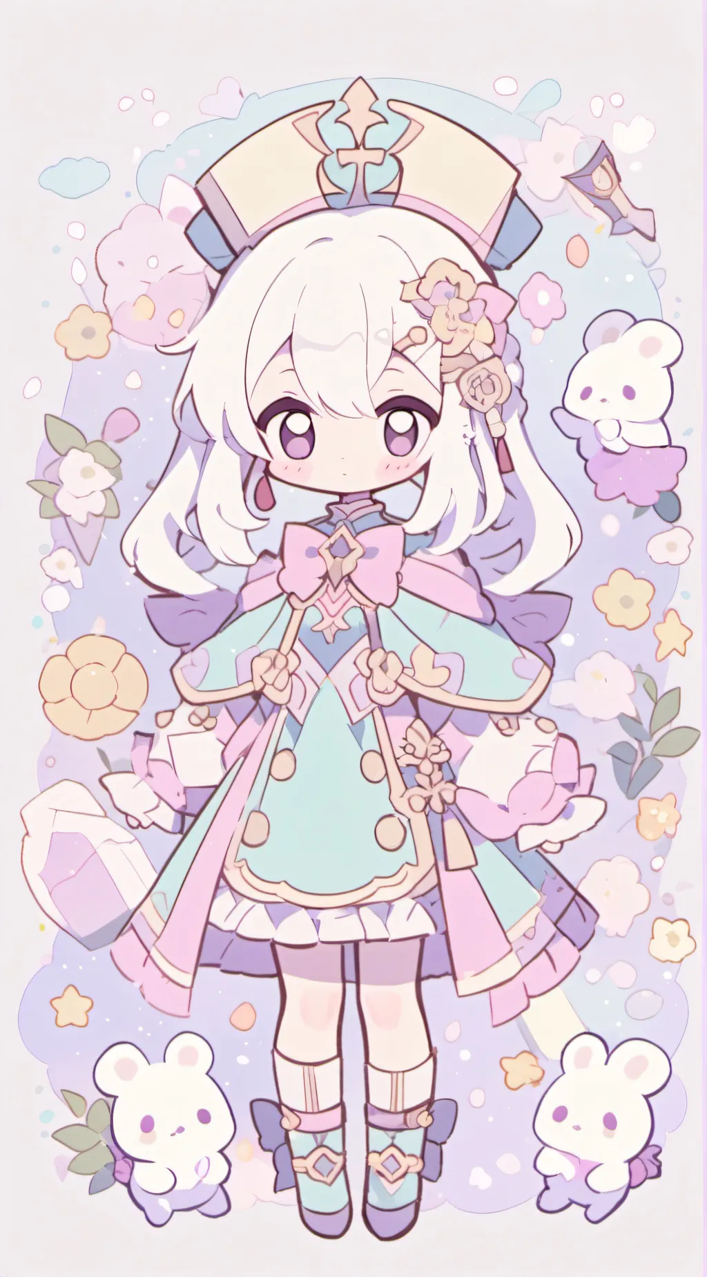 ai character: Kirishima and Denk background