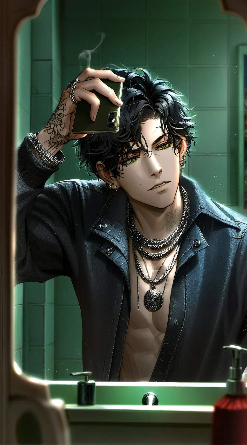 ai character: ☾𝙻𝚞𝚌𝚊𝚜☾ background