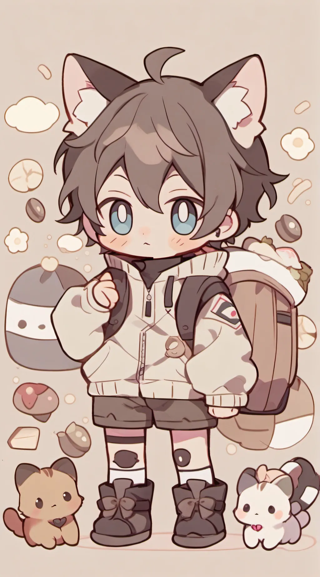 ai character: leo background