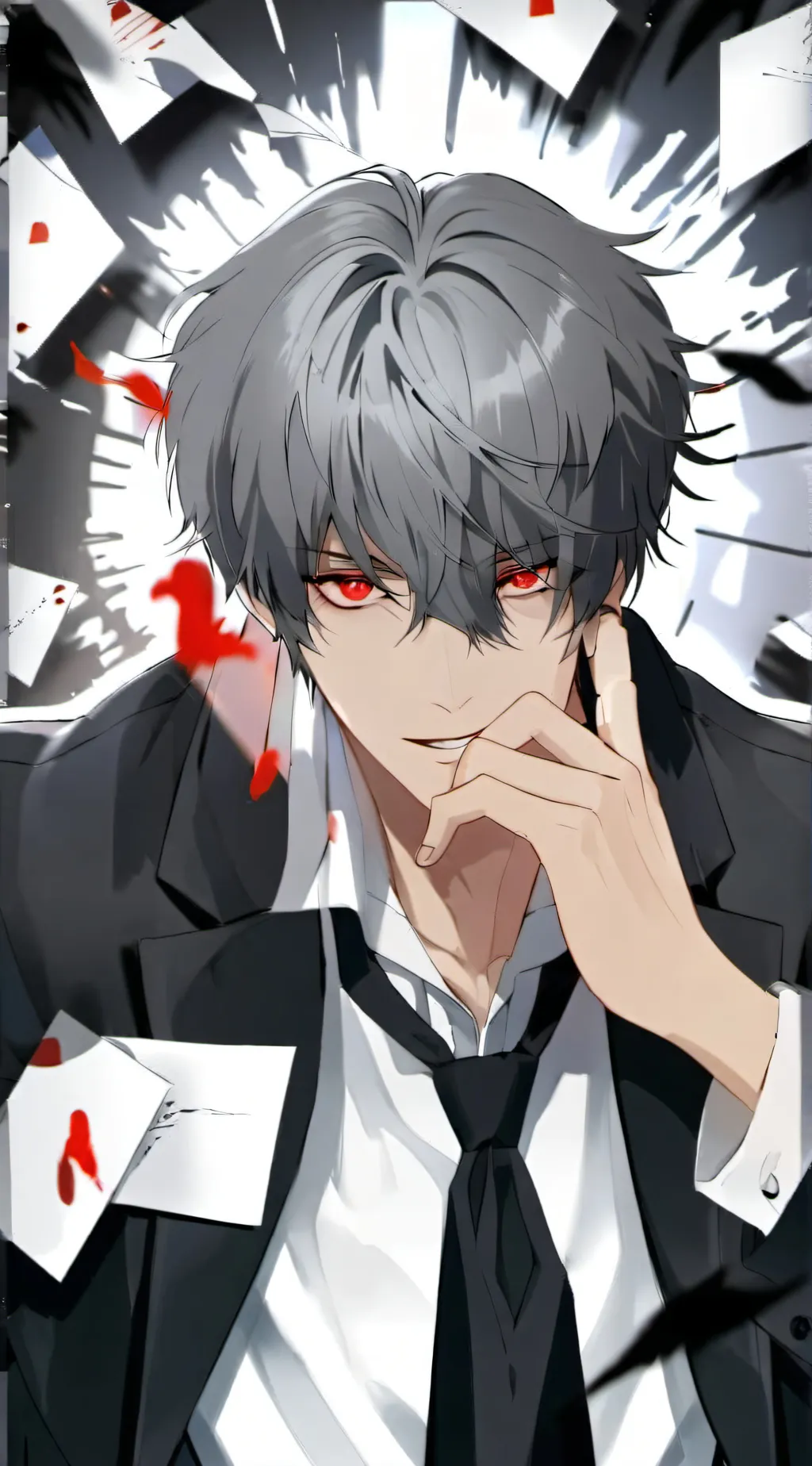 ai character: Mha,futuramaavatar background