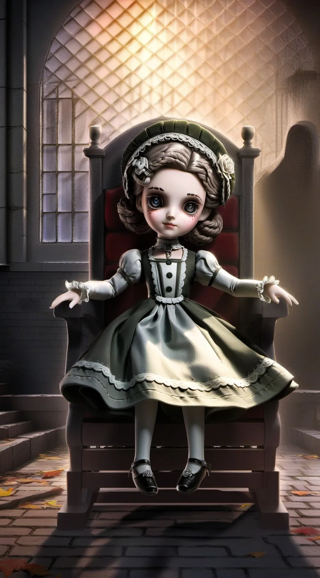 ai character: Daisy the doll background
