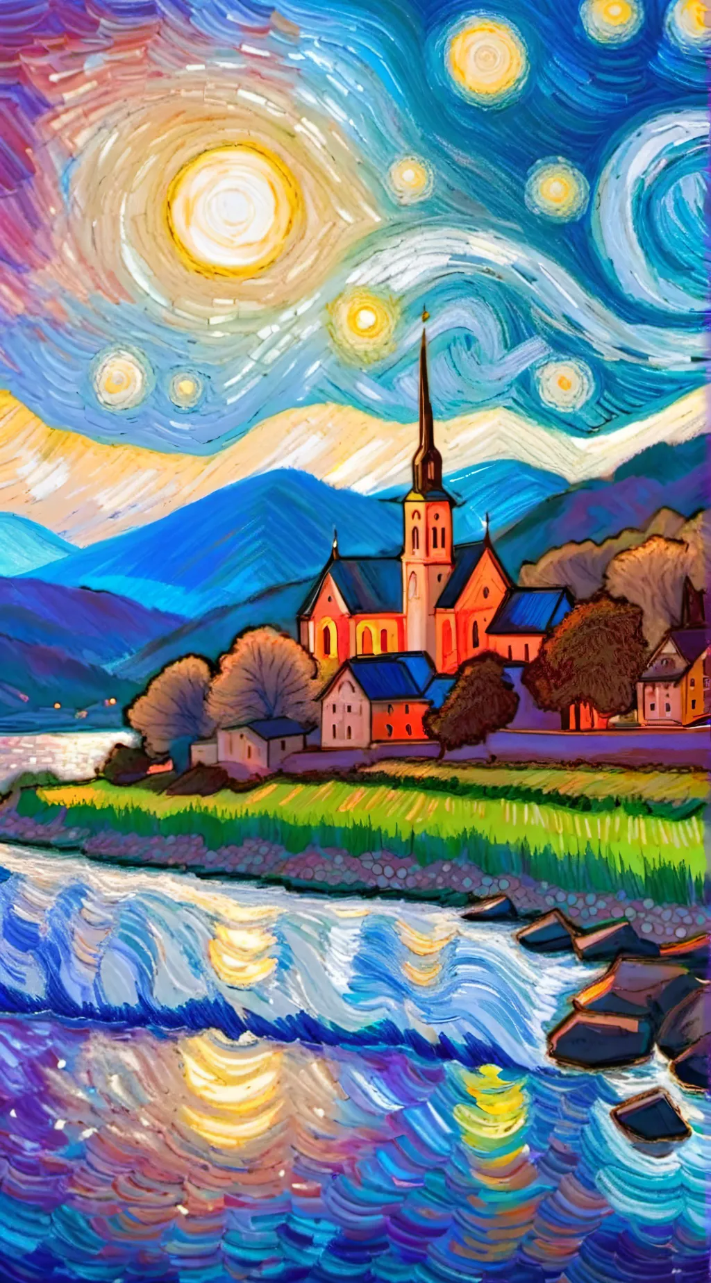 ai character: Moon x Nexus  background