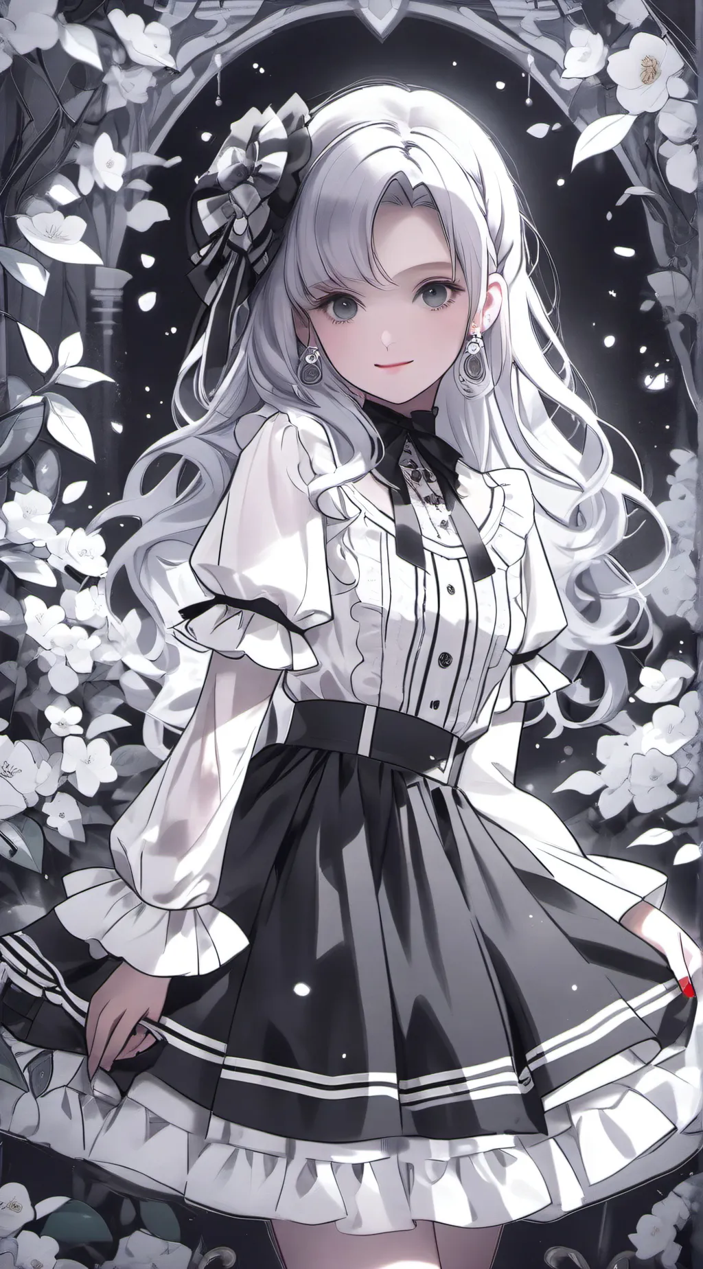 ai character: MHA new girl background