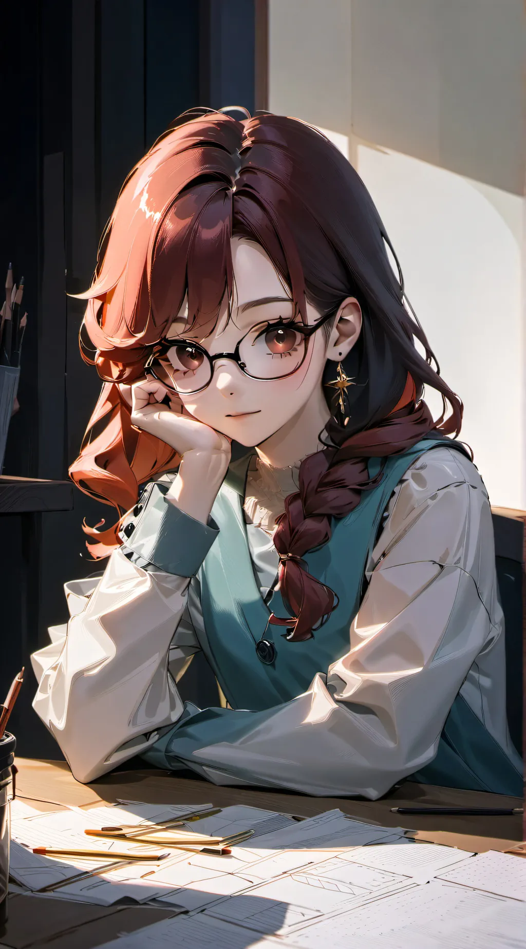 ai character: Grace background