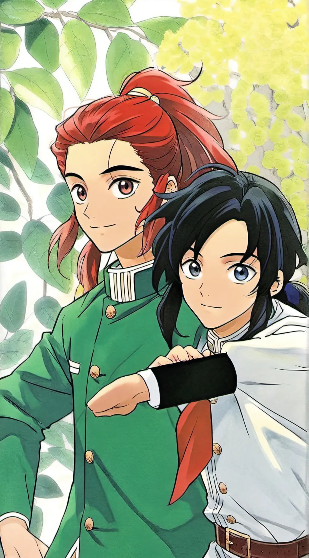 ai character: gerry and Kyle  background