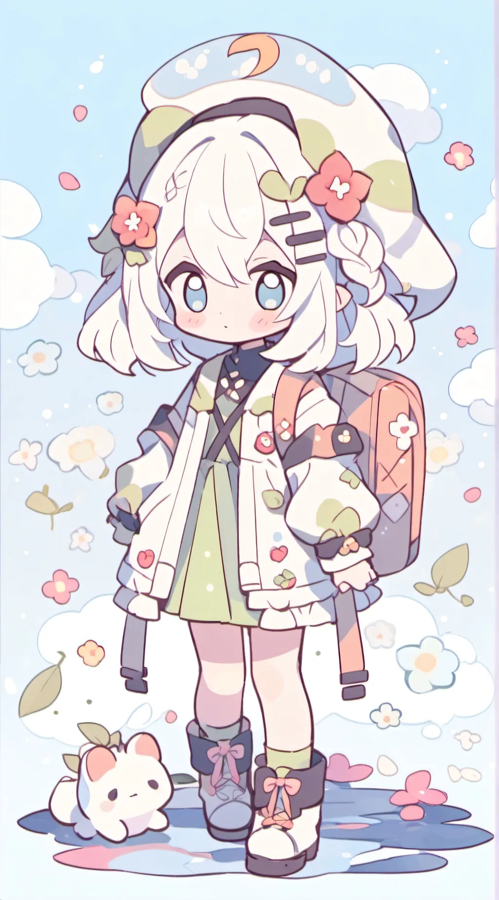 ai character: kit background