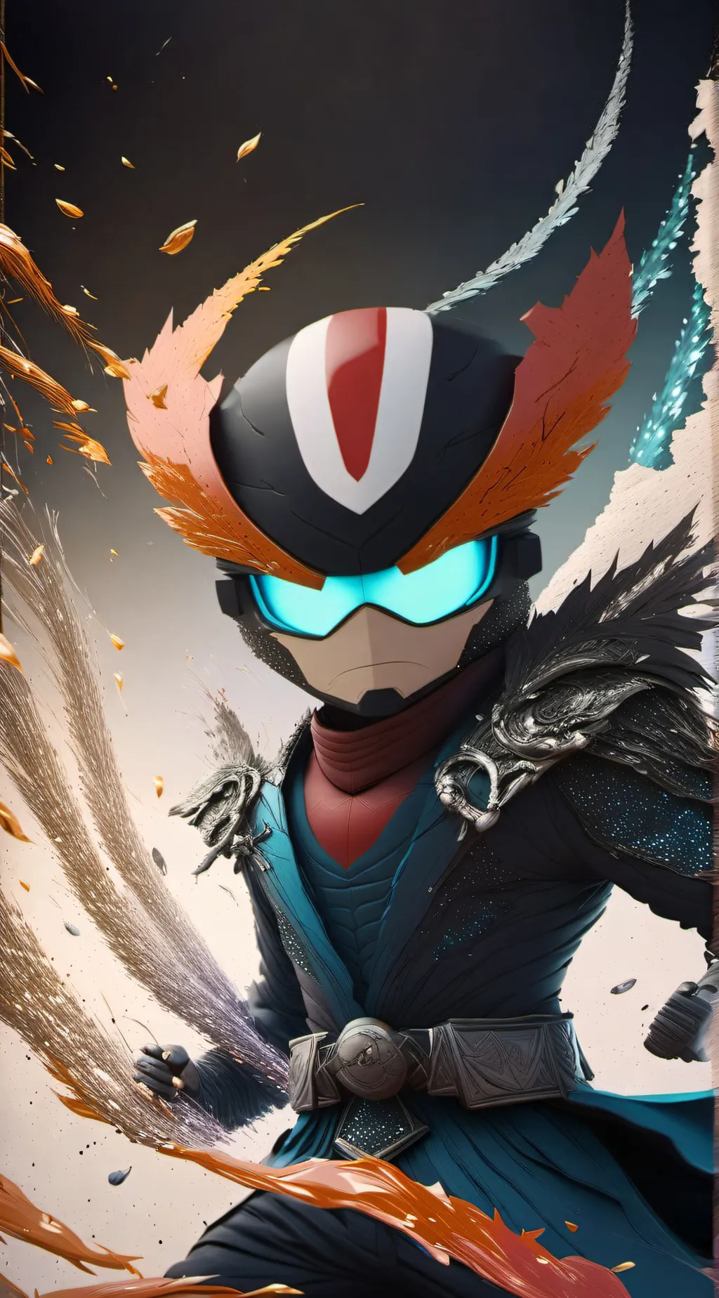 ai character: Crow background