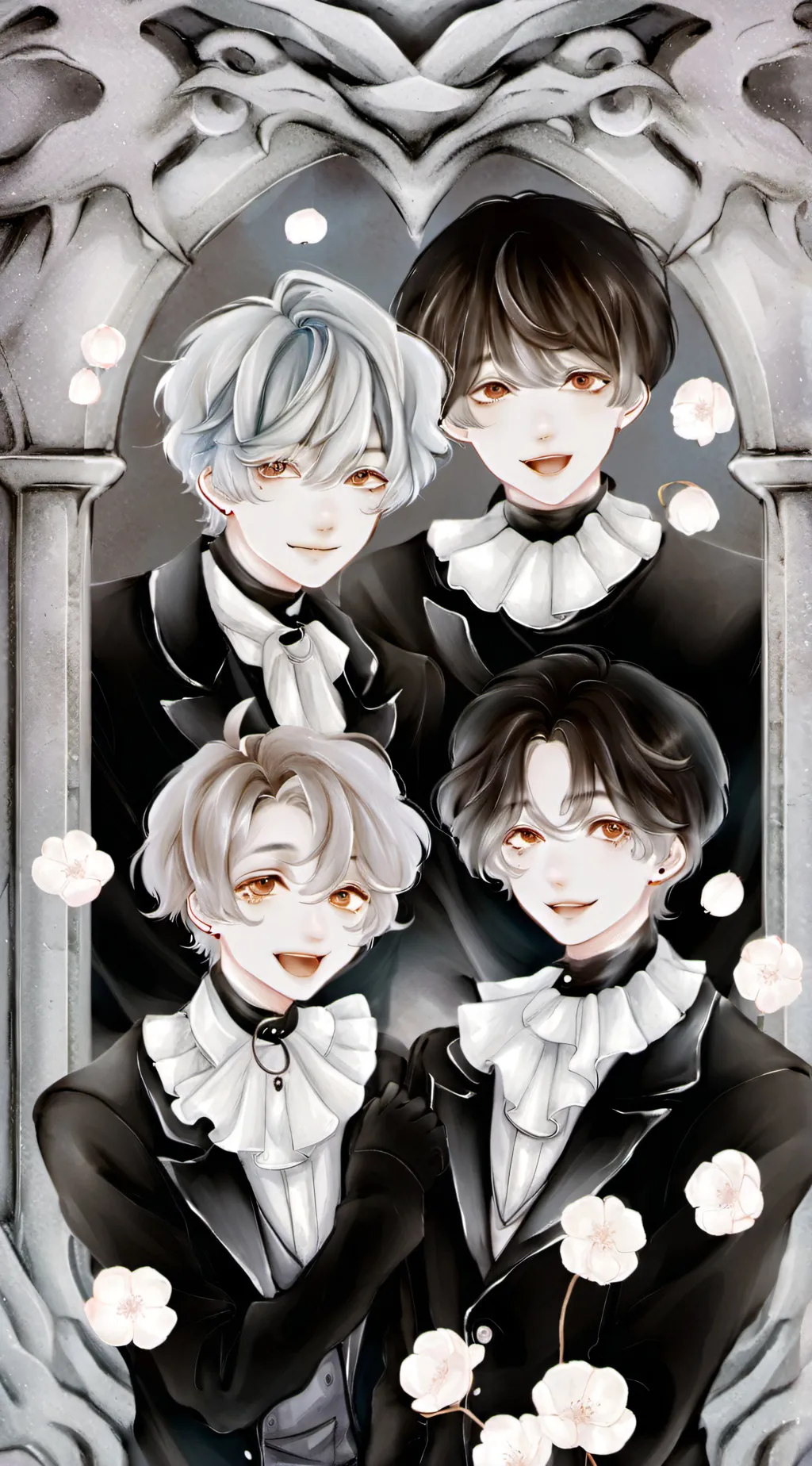 ai character: Dsmp boys  background