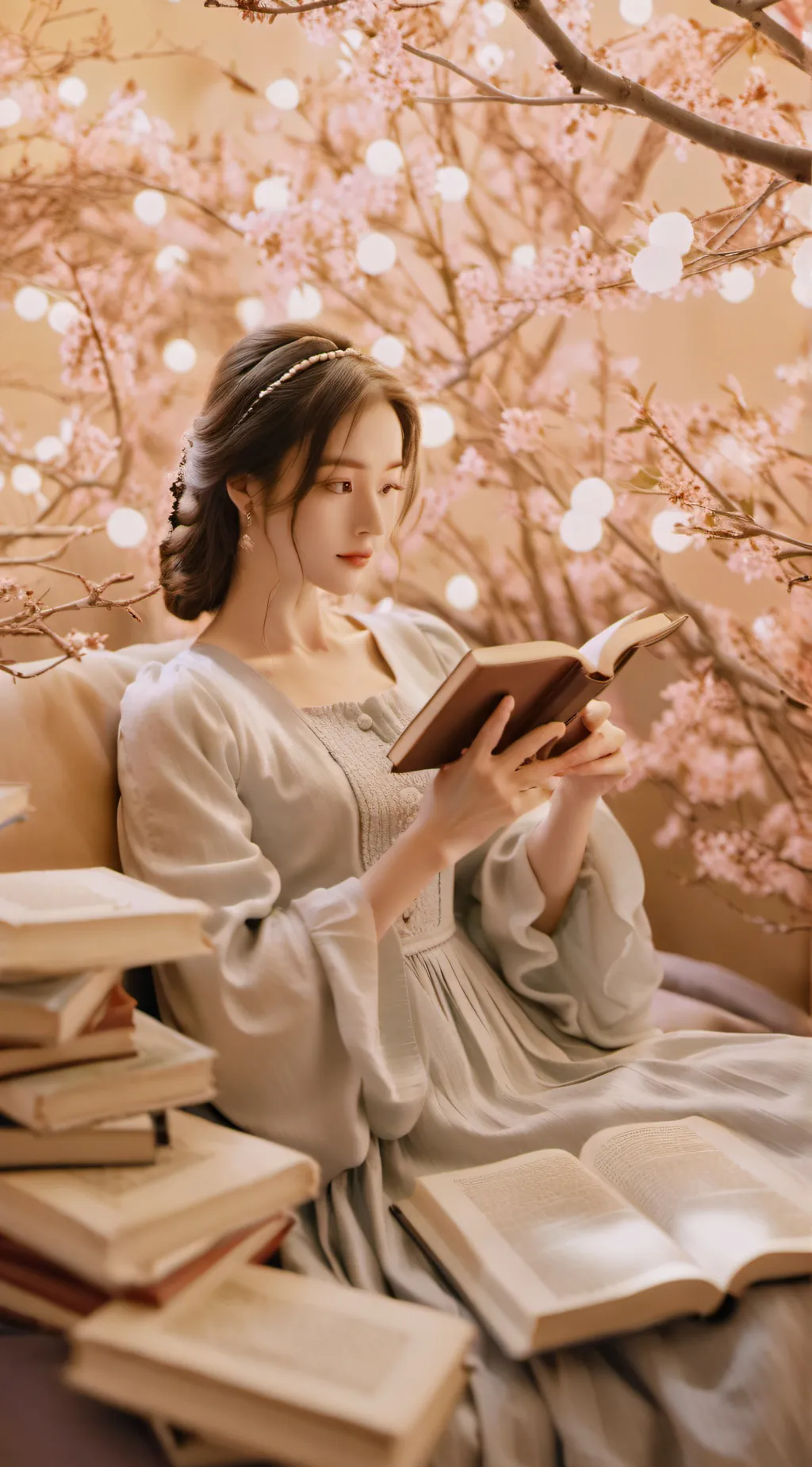 ai character: Lily background