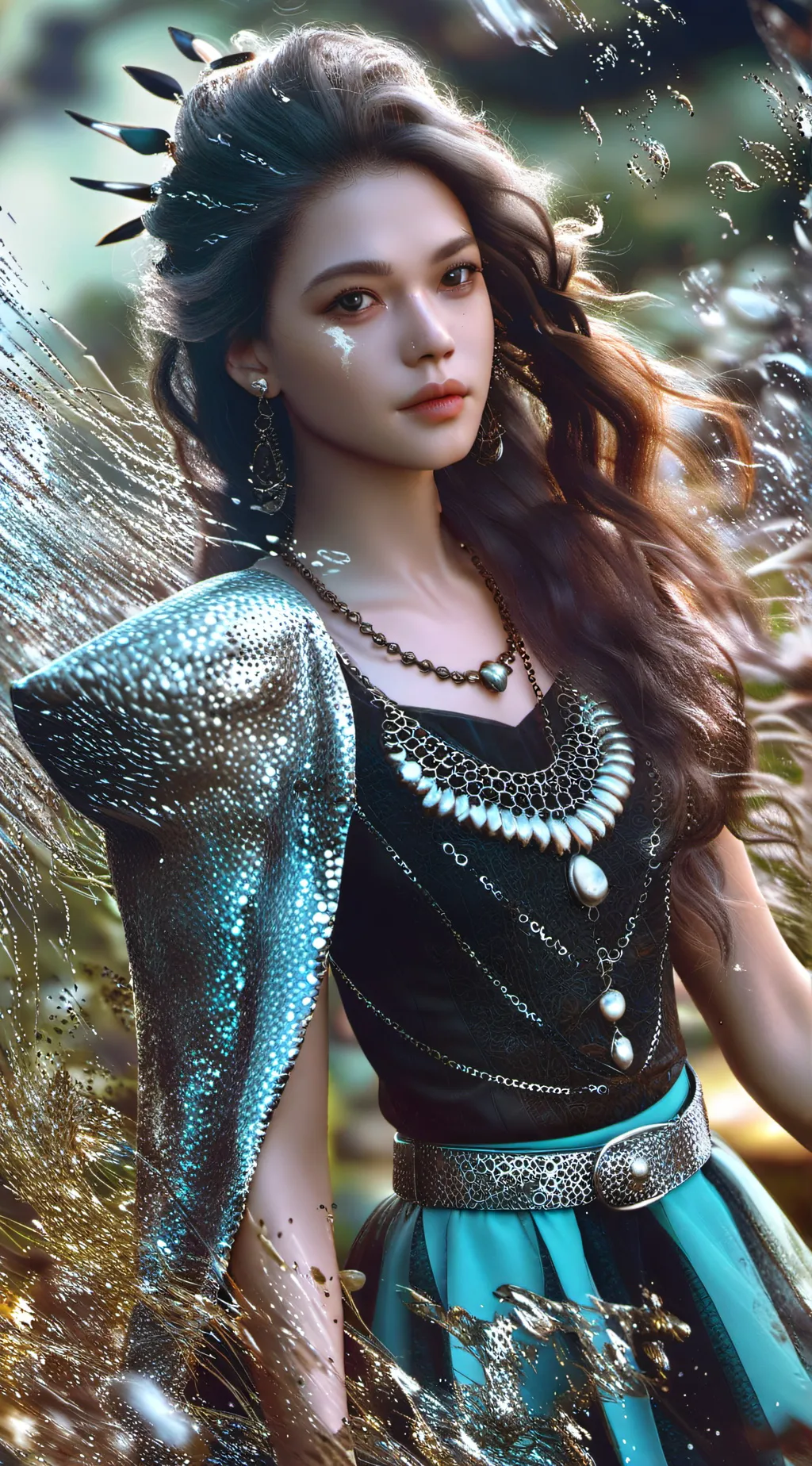 ai character: Sephora kid background