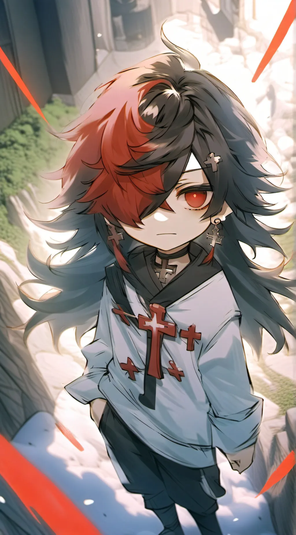 ai character: ☆•Riki•☆ background