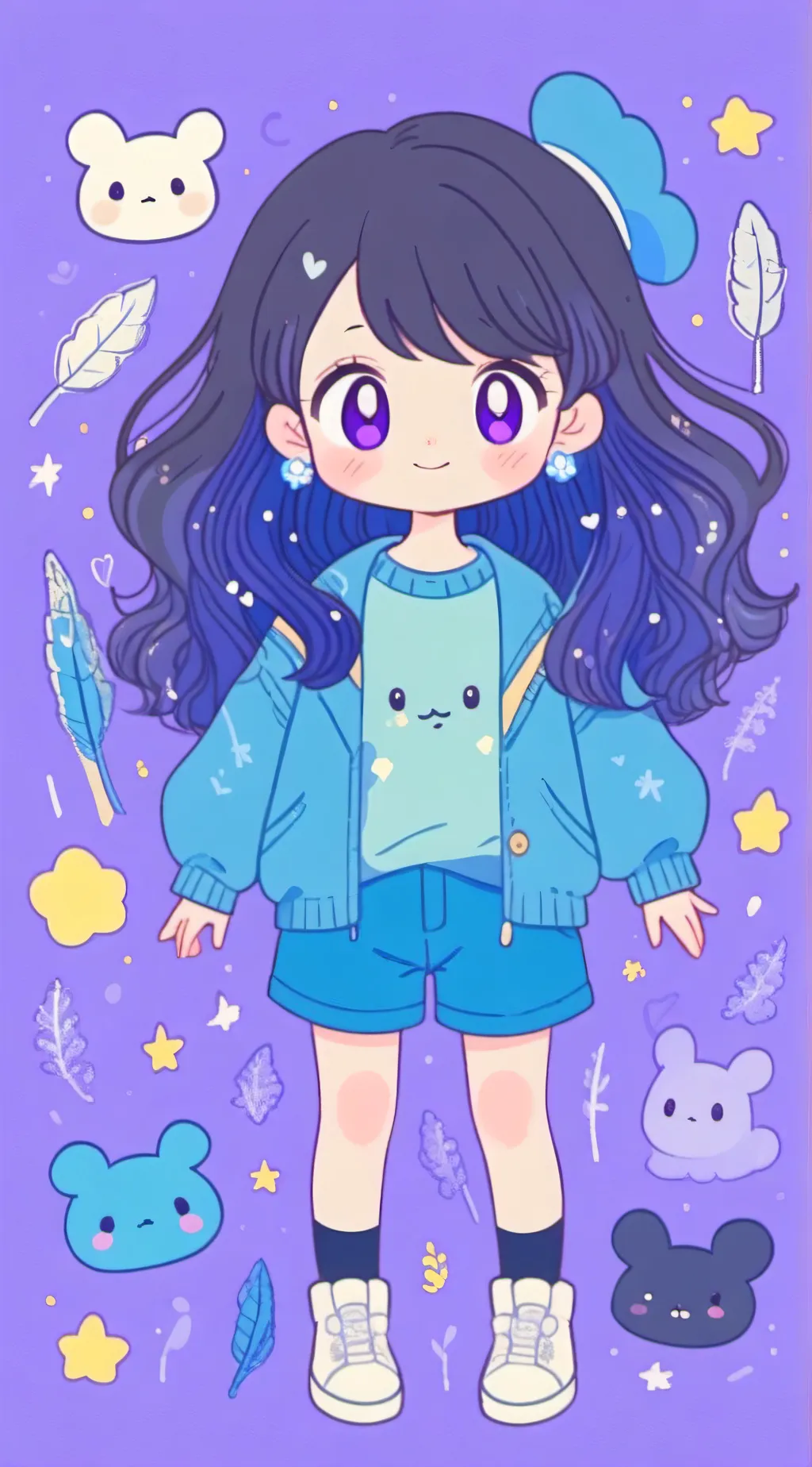 ai character: hola background