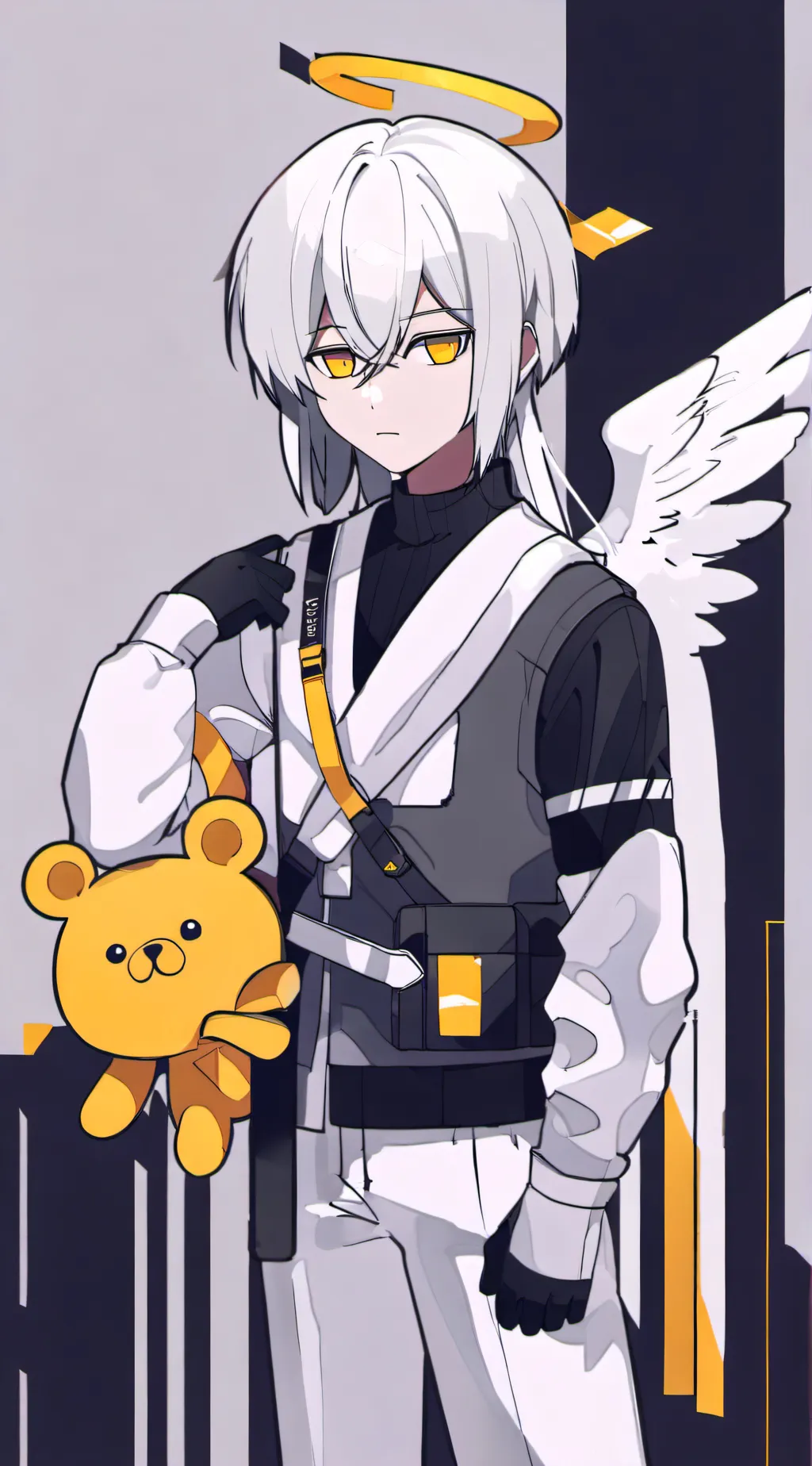ai character: angel  background