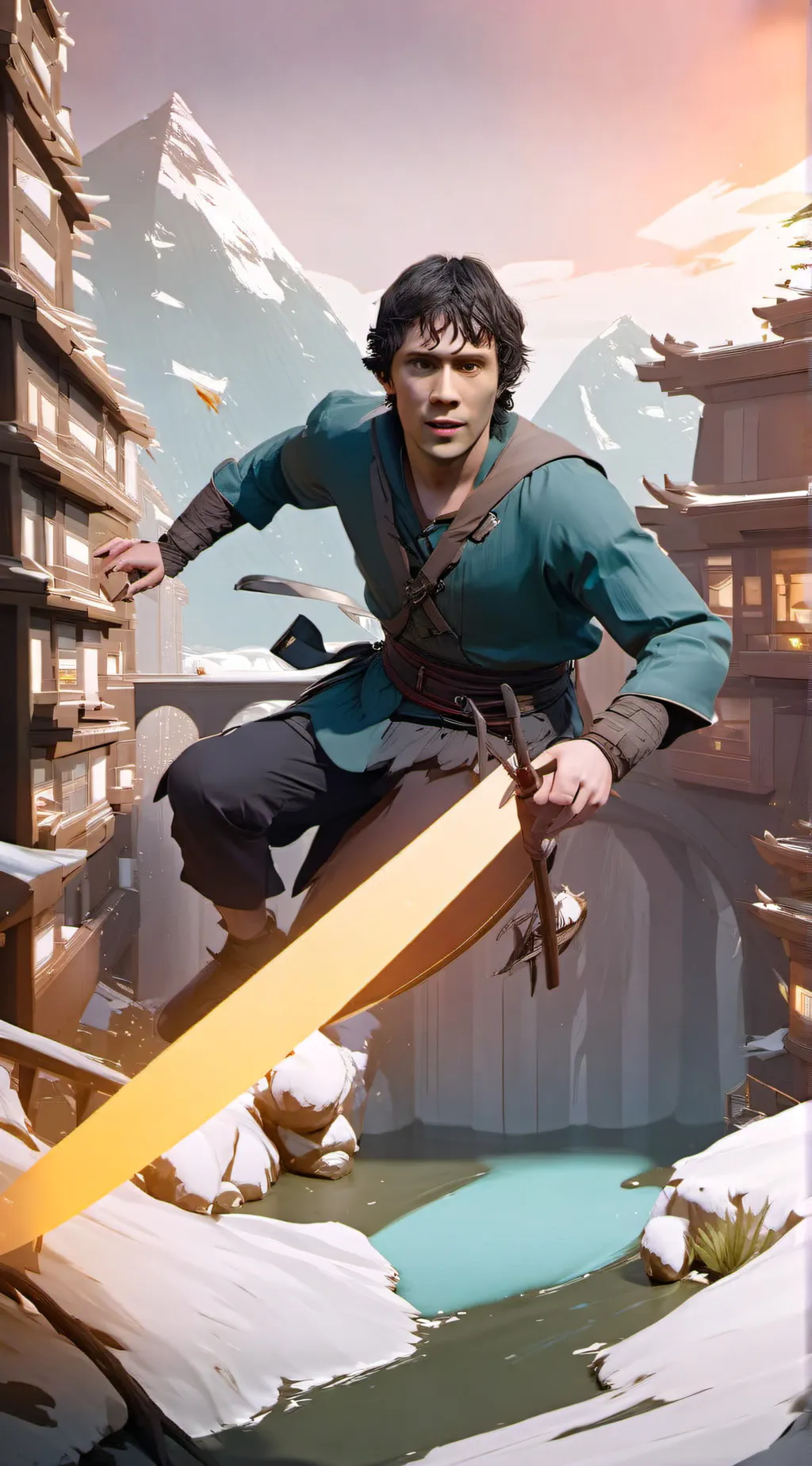 ai character: Bellamy blake background