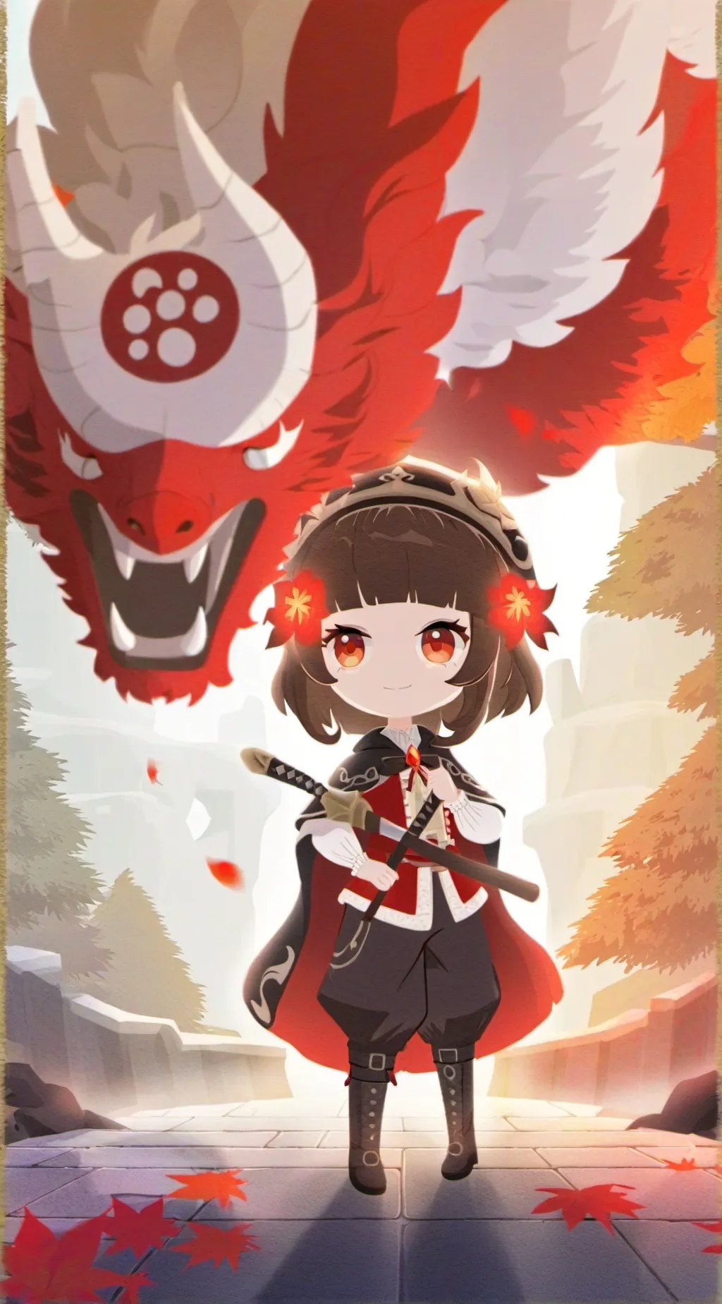 ai character: Anneliese  background