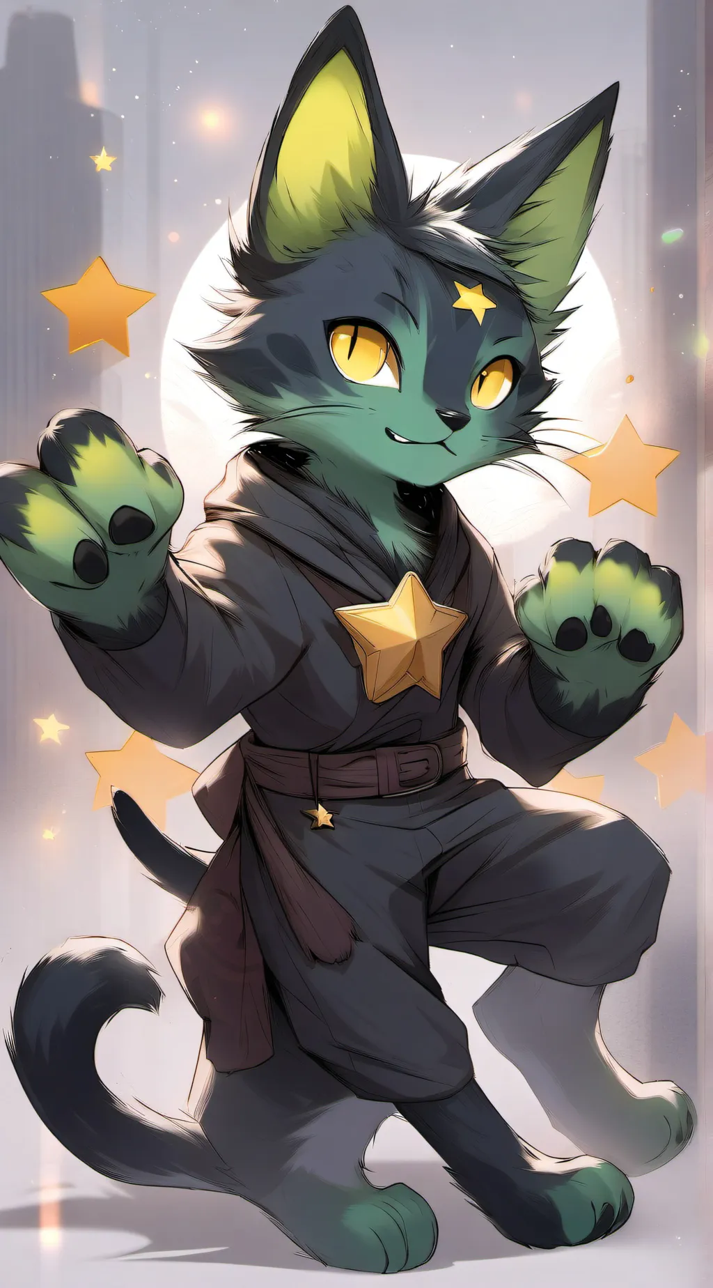 Talkie AI - Chat with gnarpy T alien cat