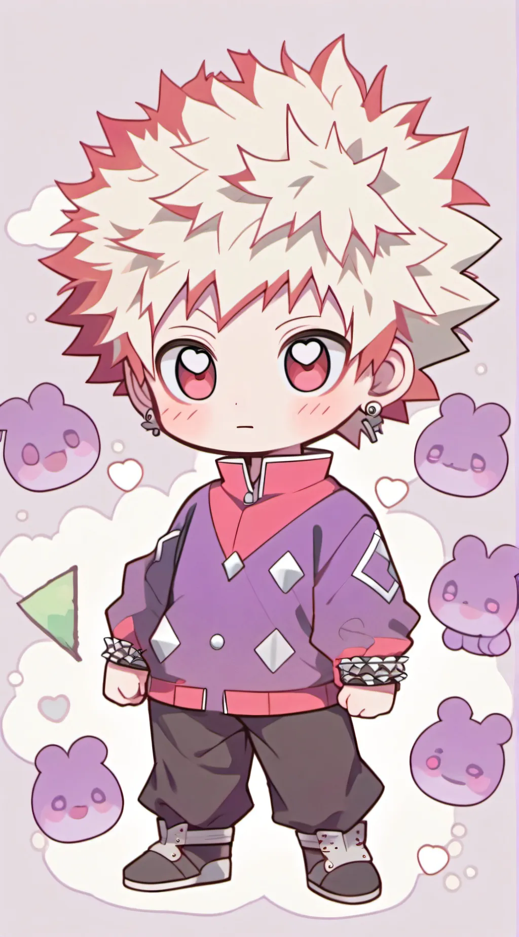 ai character: ~~Baby Bakugou~~ background