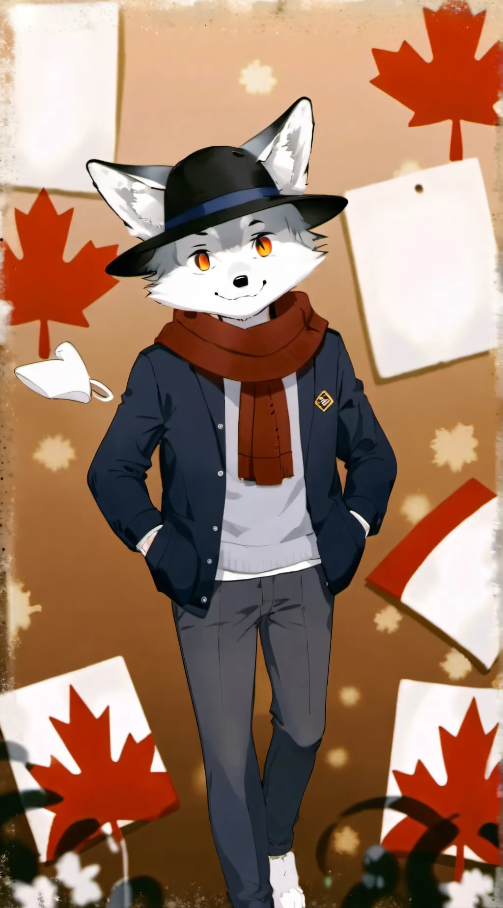 ai character: Noche background