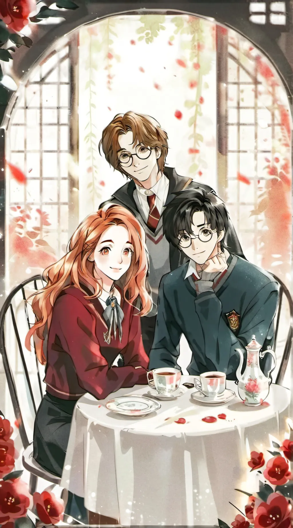 ai character: harry potter  background