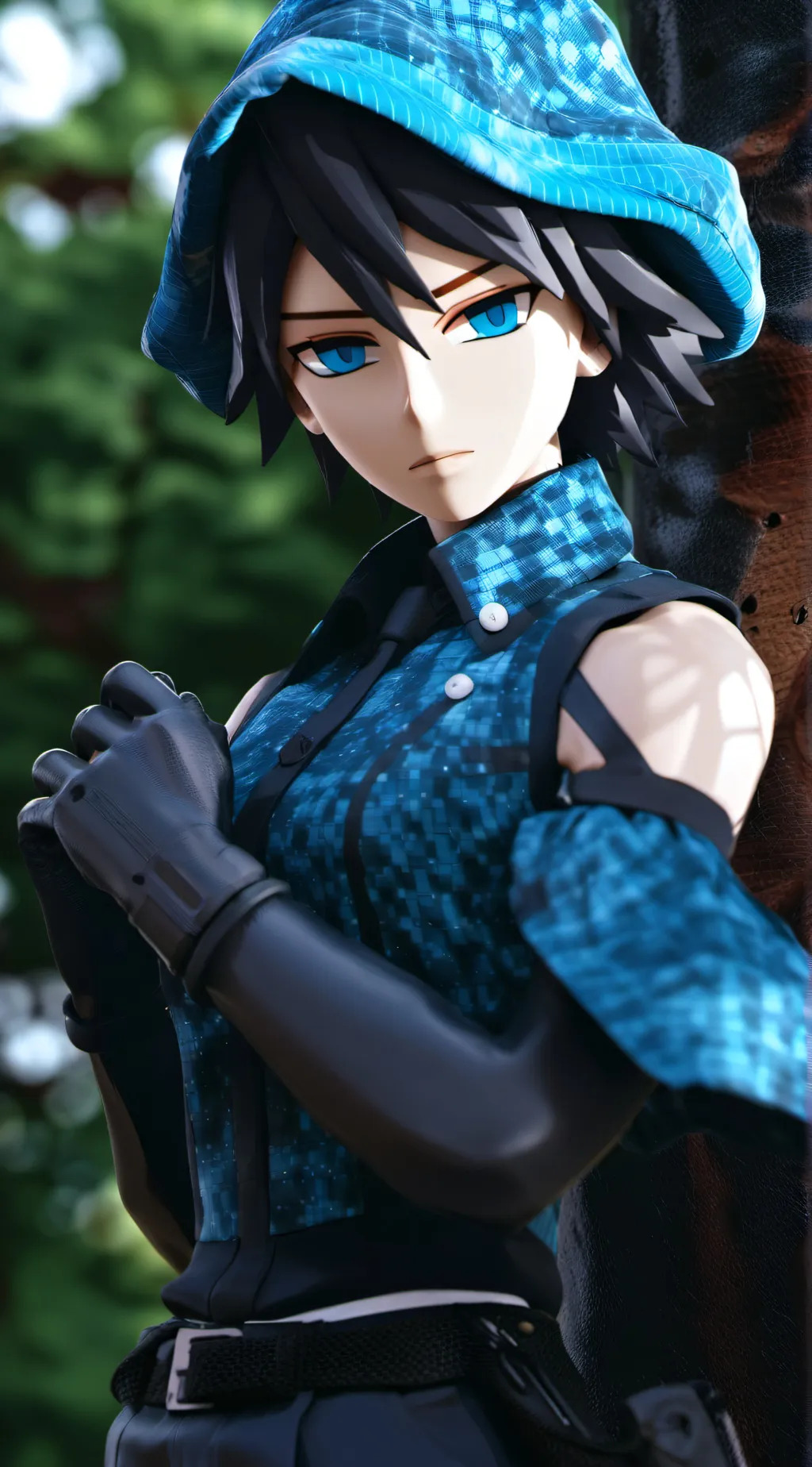 ai character: Tomioka  background