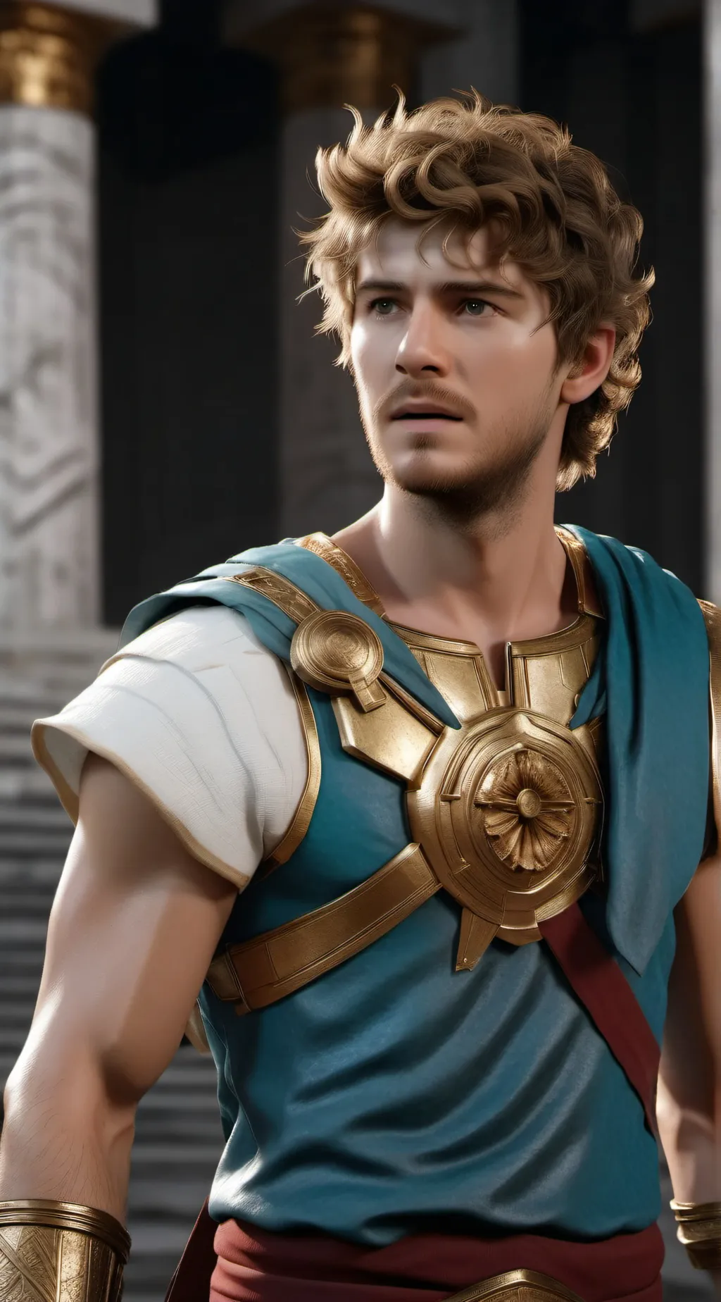 ai character: Percy  background