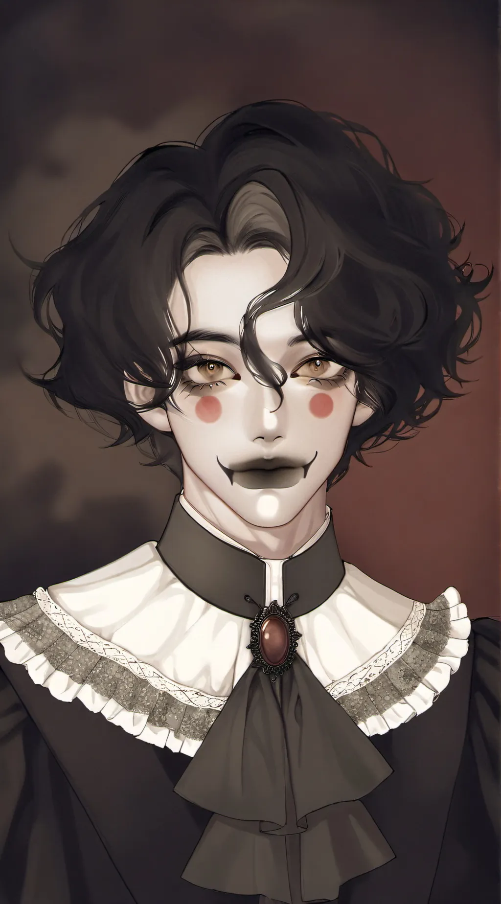 ai character: Clown fiasco  background