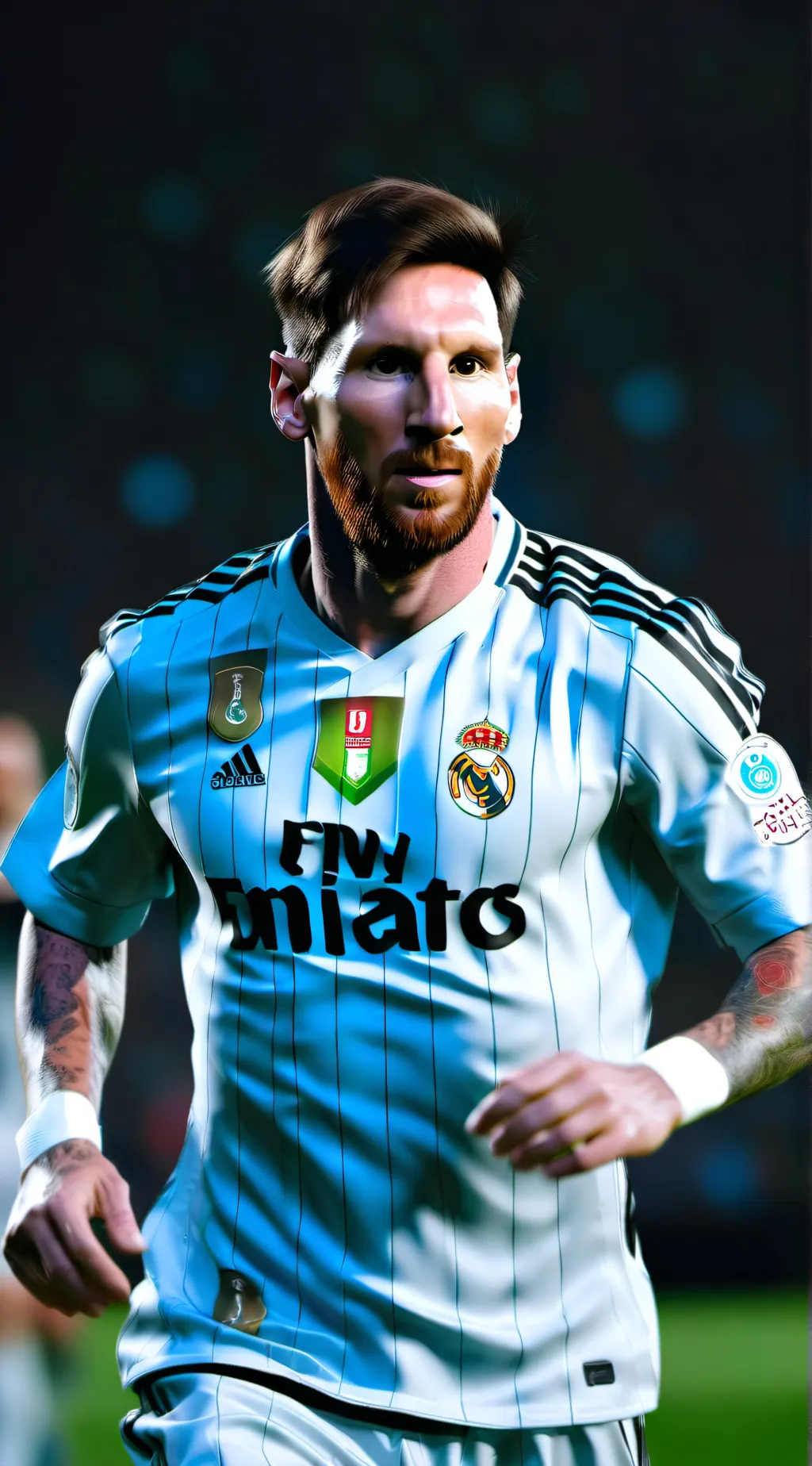 ai character: Messi (Madrid) background