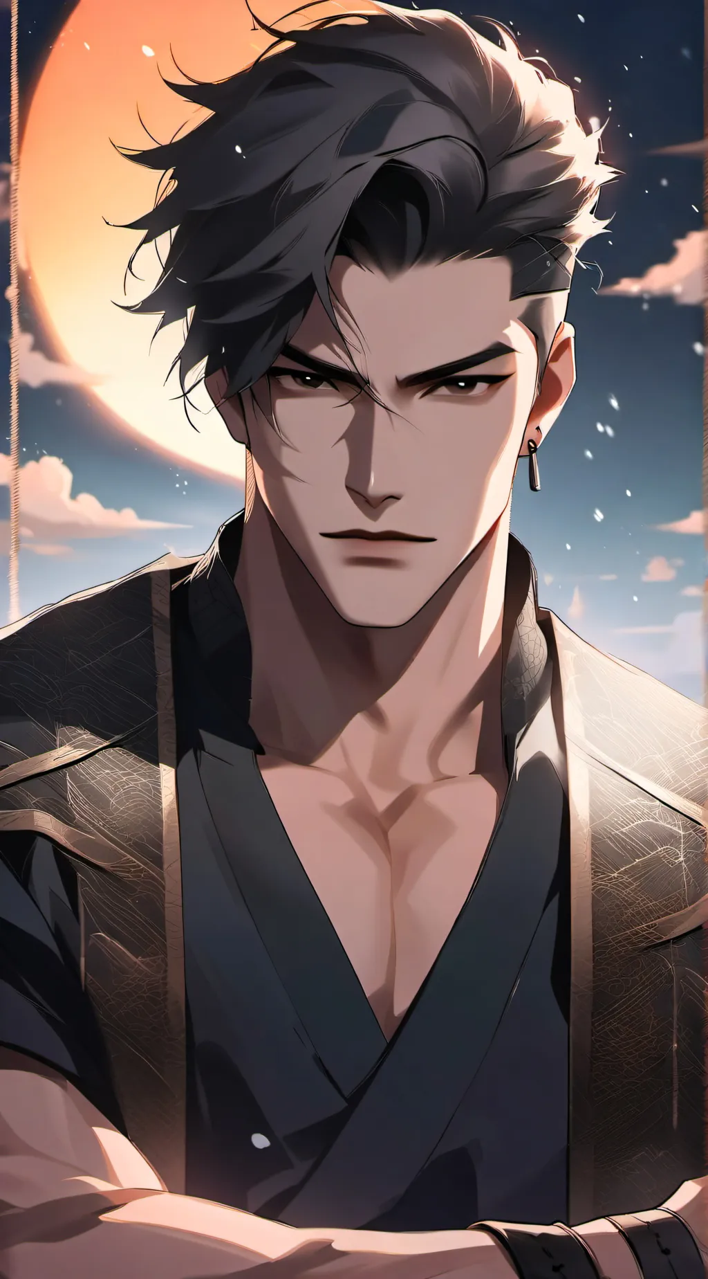 ai character: takeda uzui  background