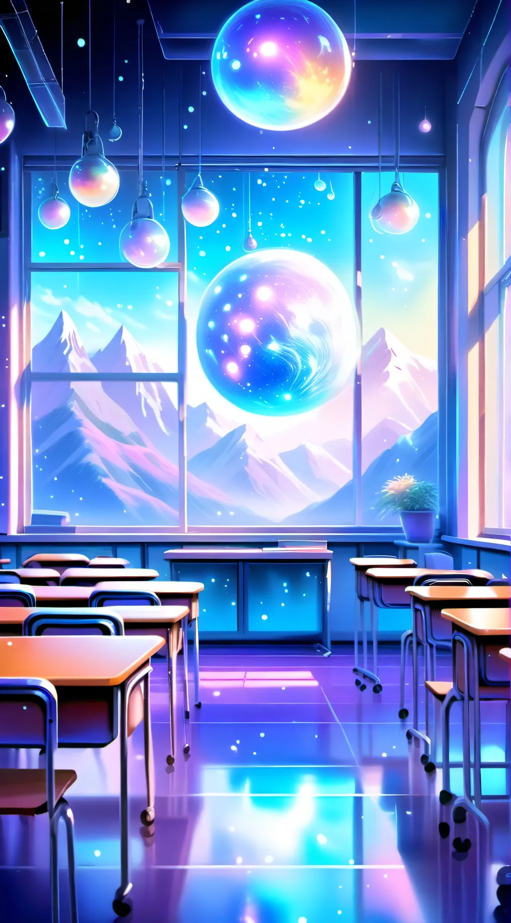 ai character: MHA new student!!! background