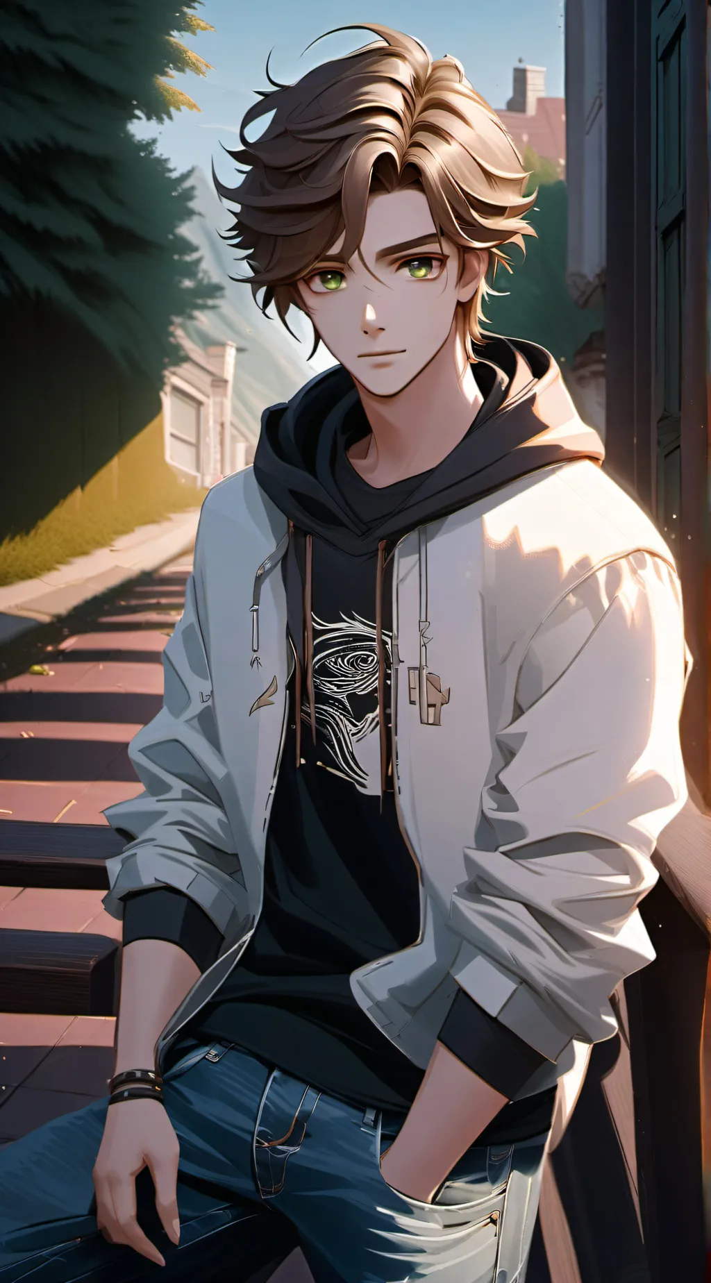 ai character: Alex background