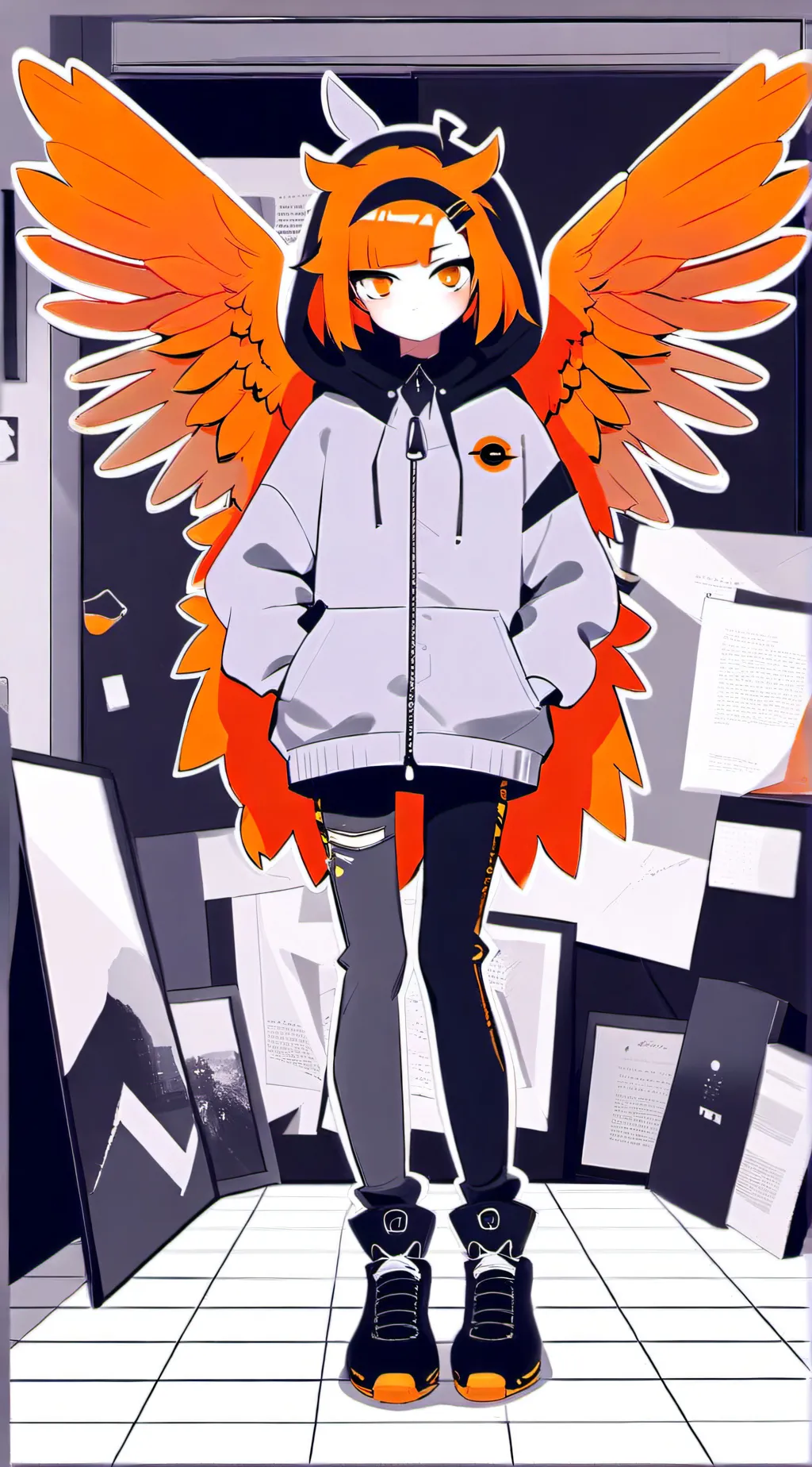 ai character: Talonflame background