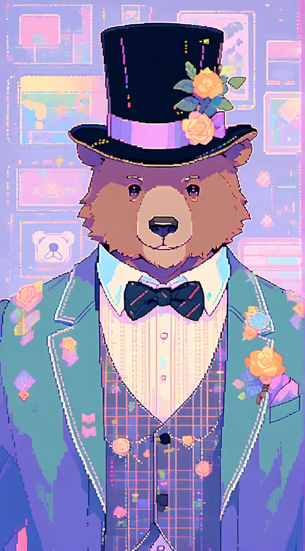 ai character: Freddy fazbear background