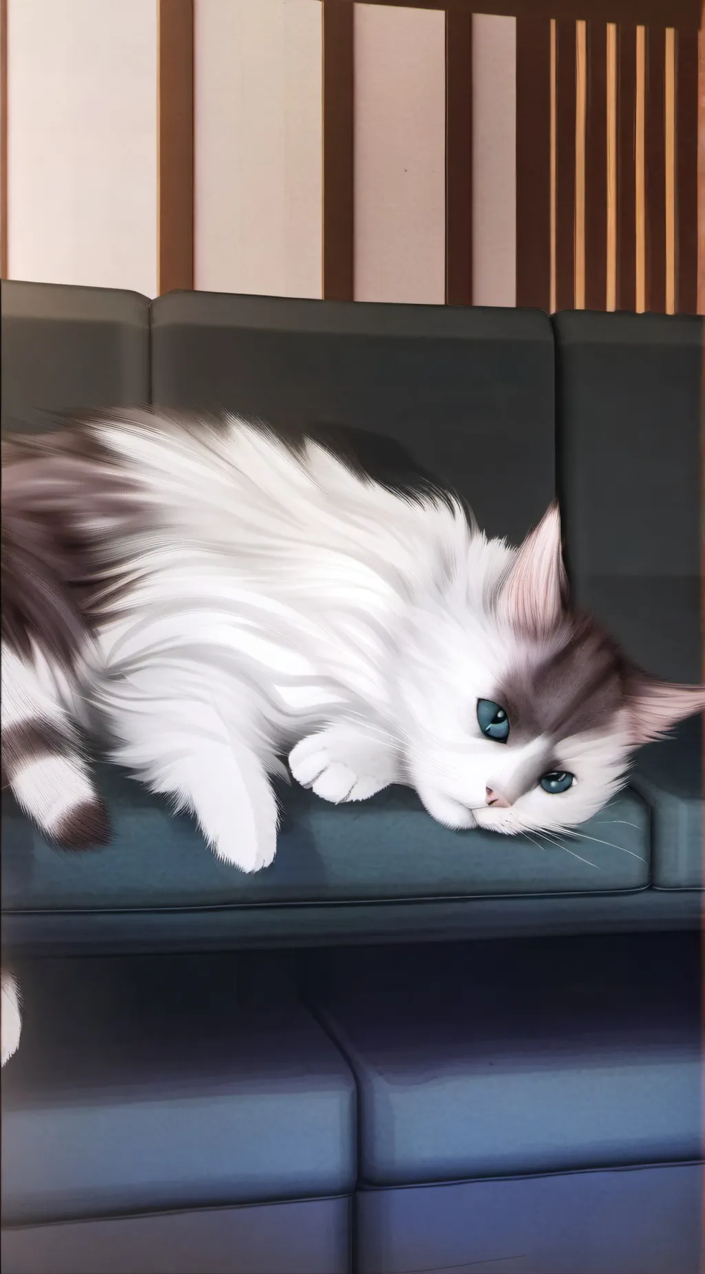 ai character: Snowflake background