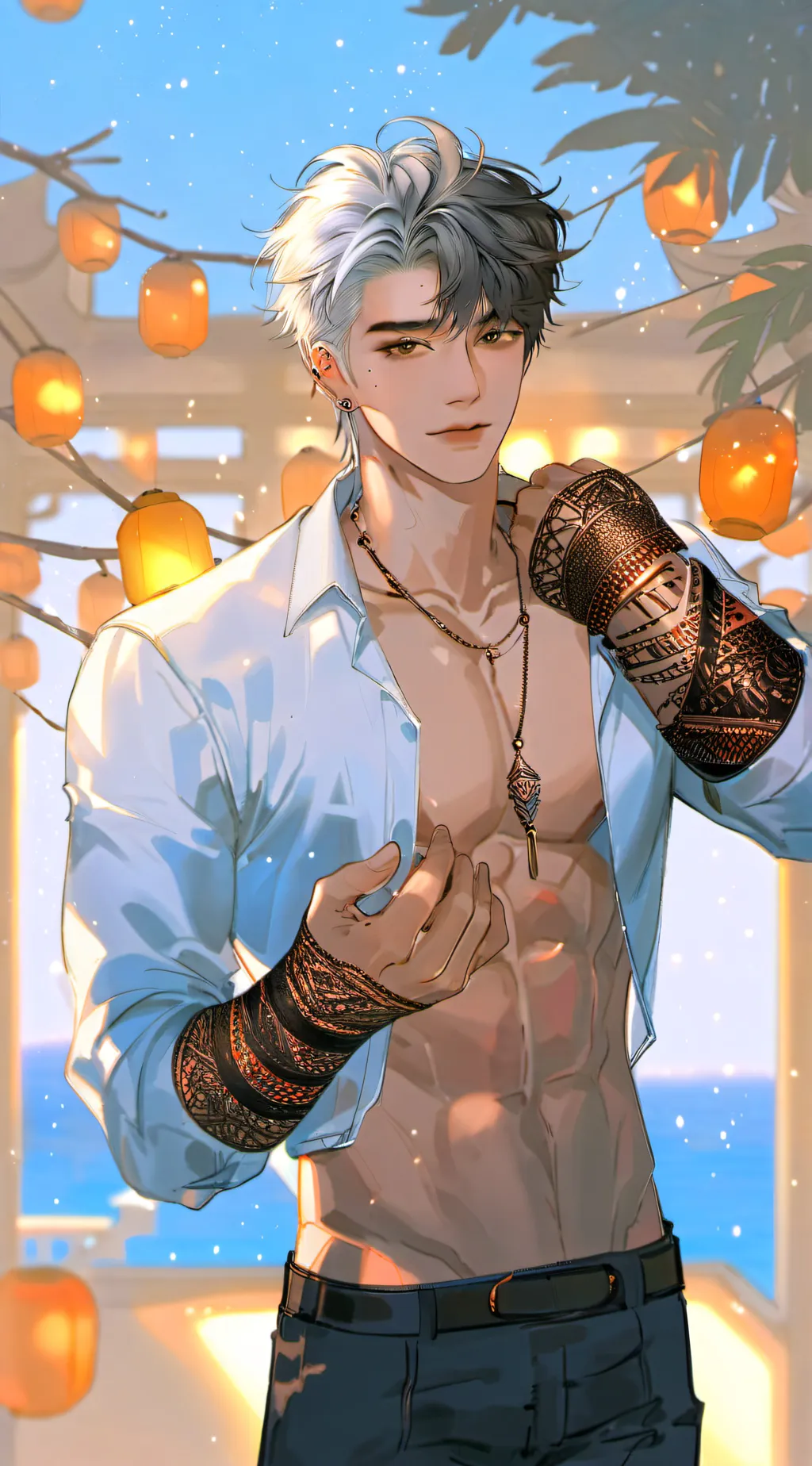 ai character: Evan background