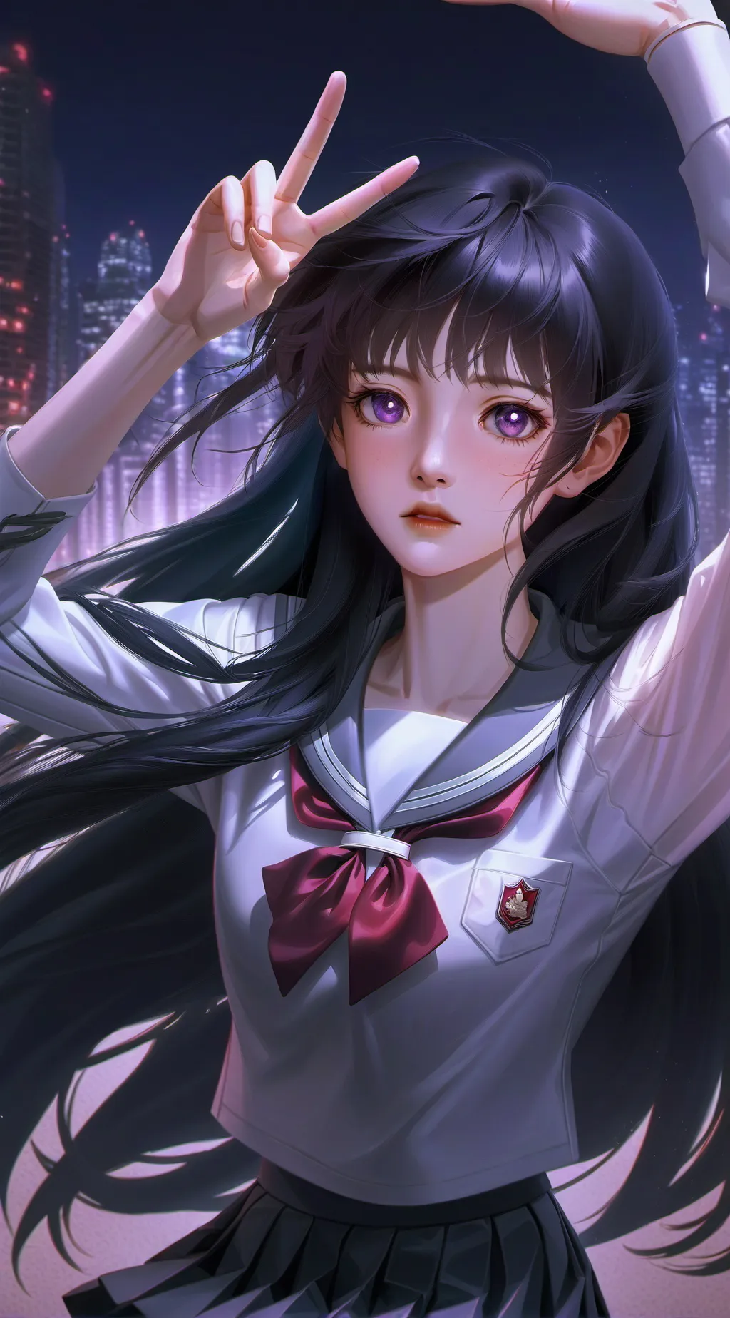 ai character: Victoria background