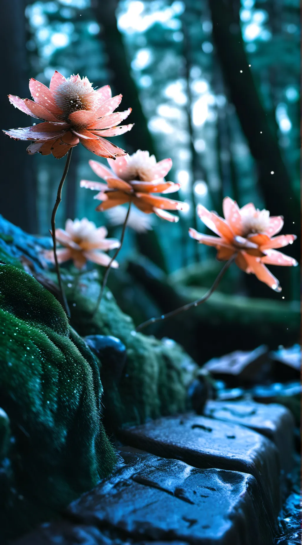 ai character: face revel background