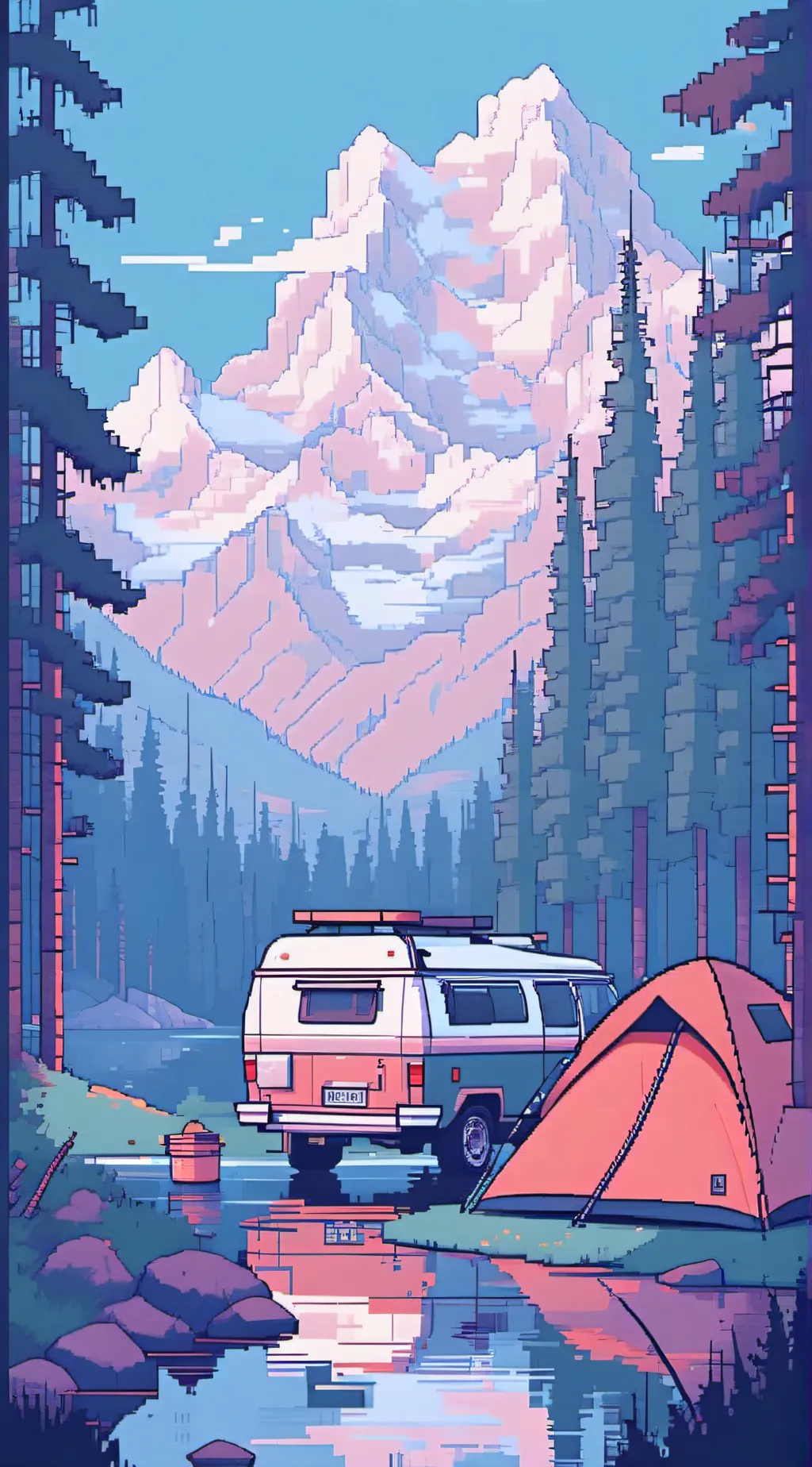 ai character: Fpe Camping background