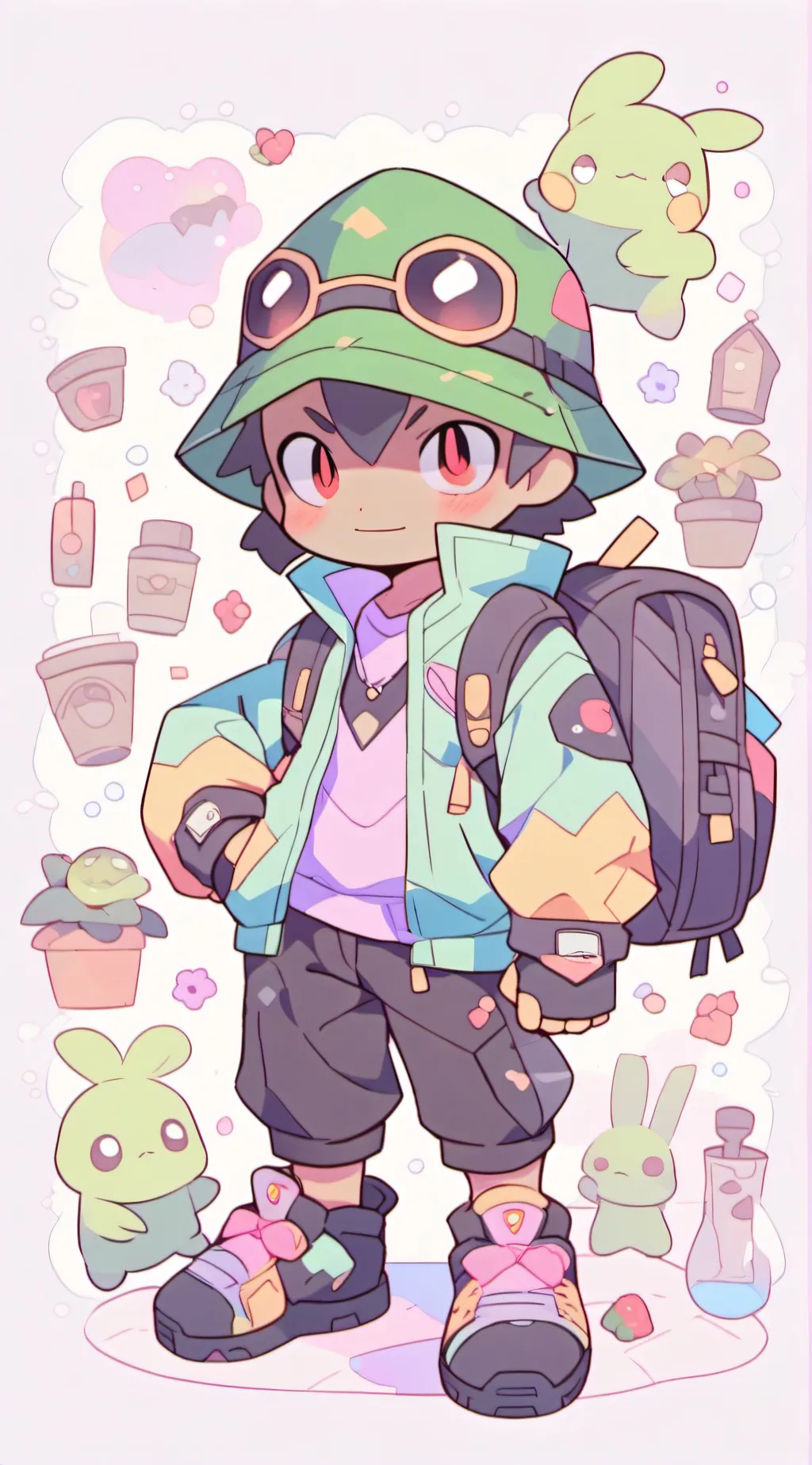 ai character: (TMNT) vacation 🌺 background