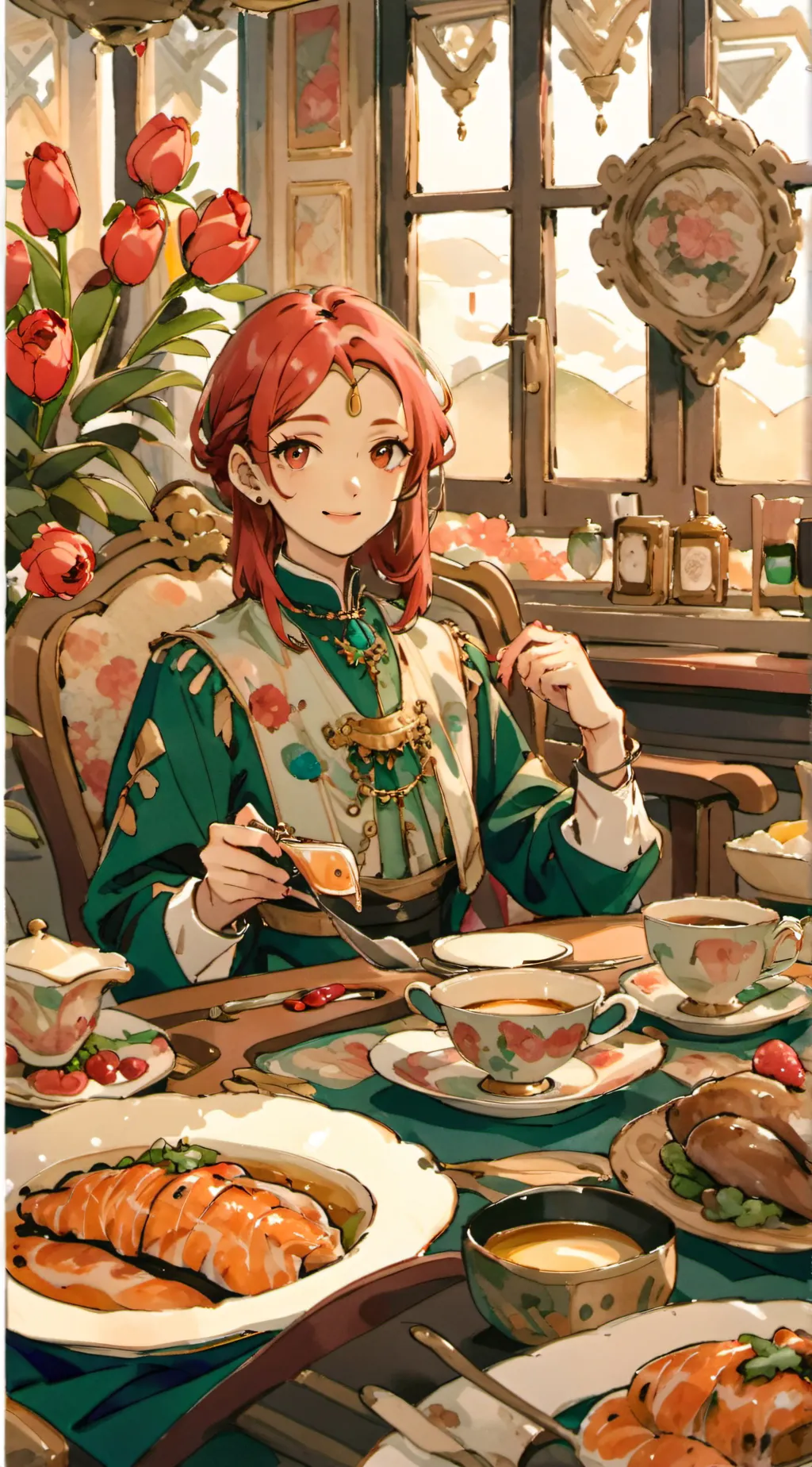 ai character: Mrs barczakteacher background