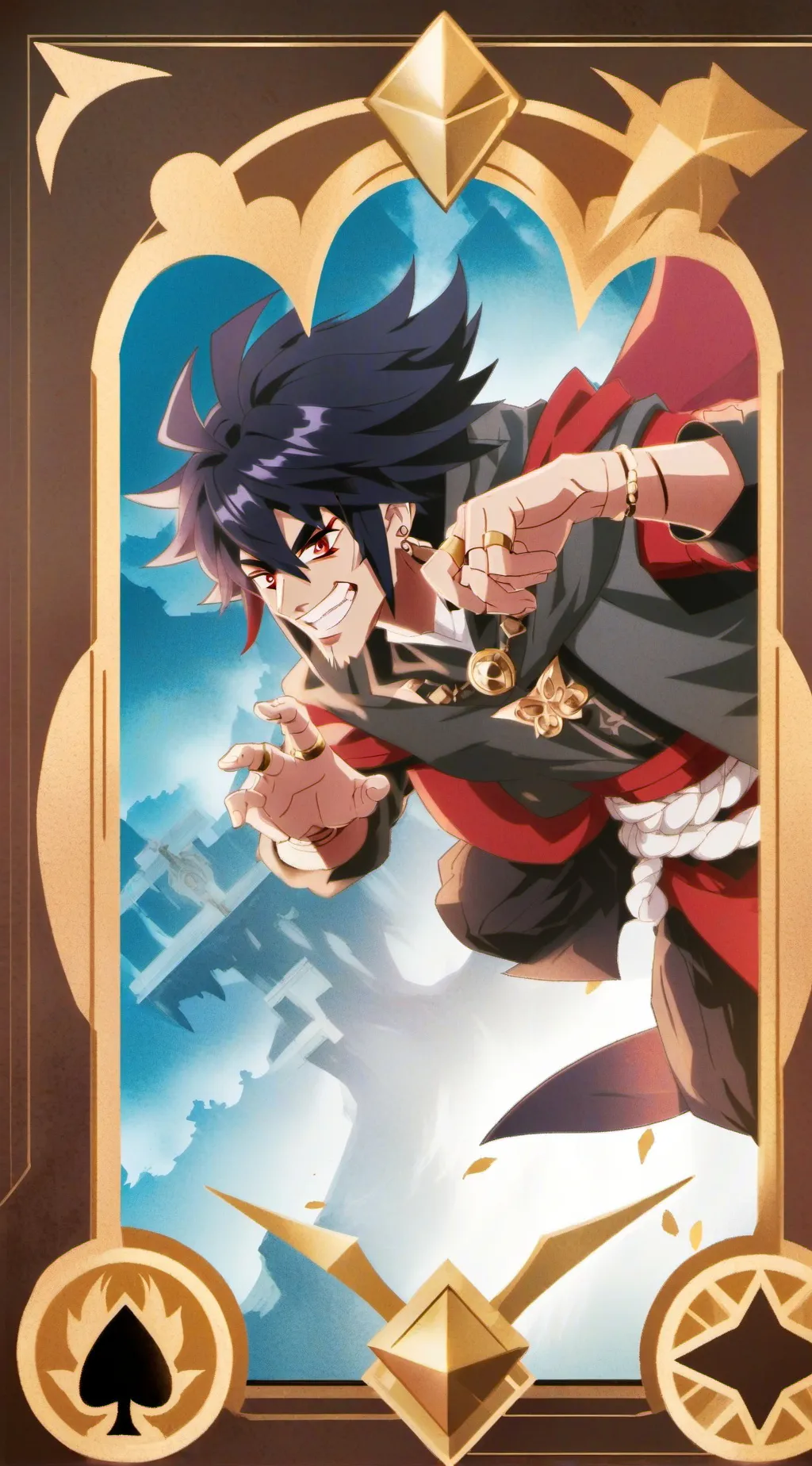 ai character: Jad  background