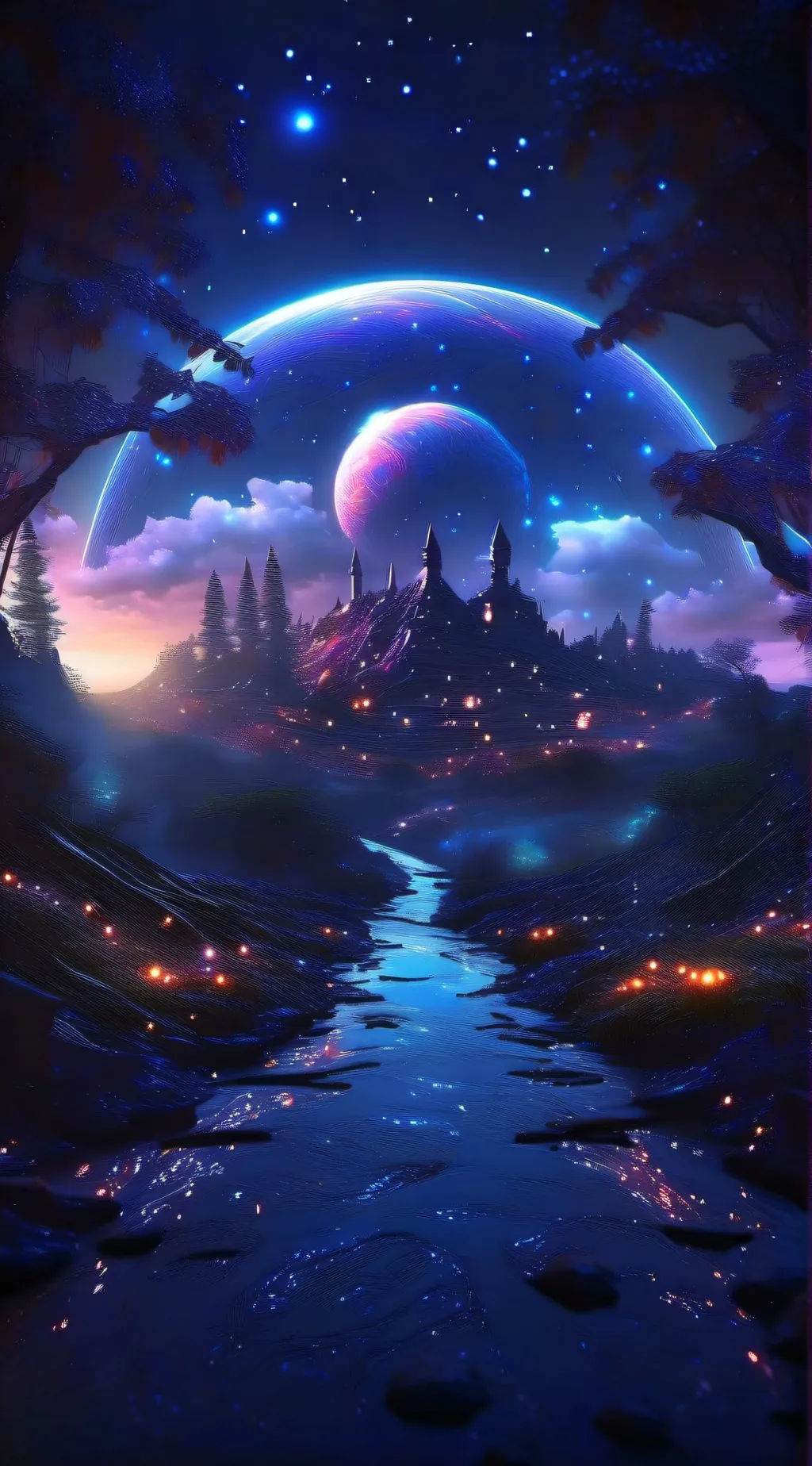 ai character: Game world background