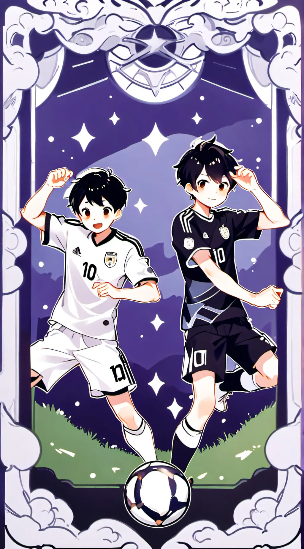 ai character: Blue Lock 5 •.• !! background