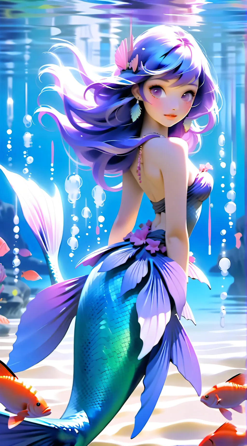 ai character: Mer story background