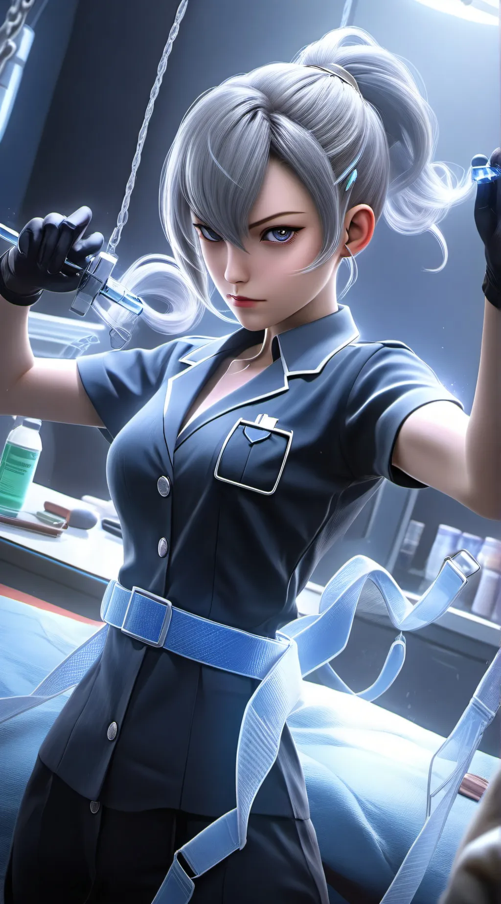 ai character: Doctor inventory background