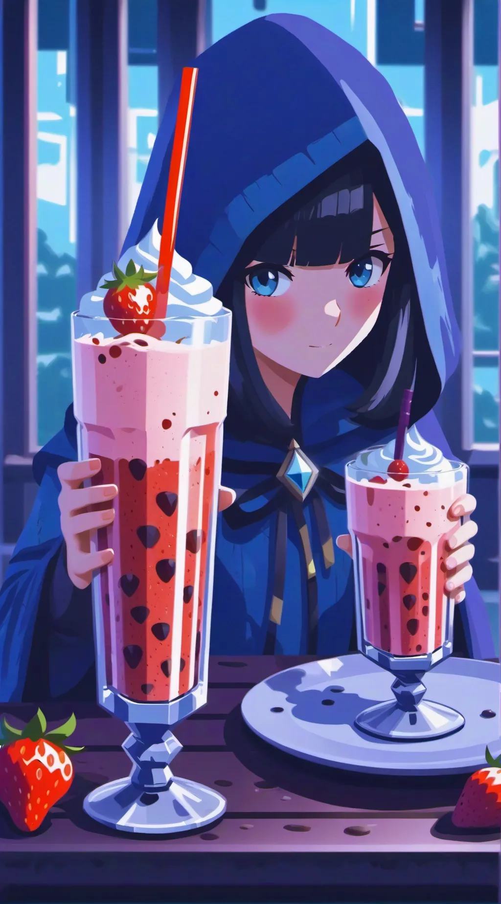 ai character: lily background