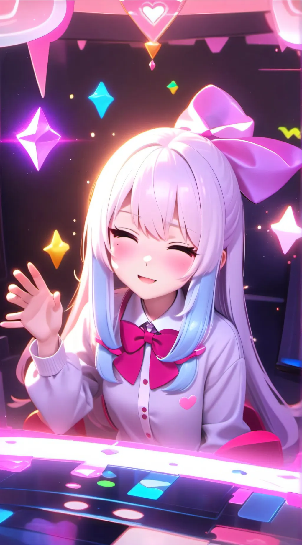 ai character: Amanda  background