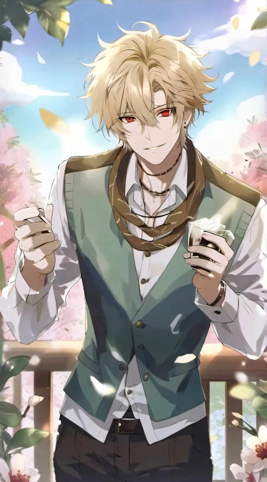 ai character: Katsuki Bakugo ☾ background