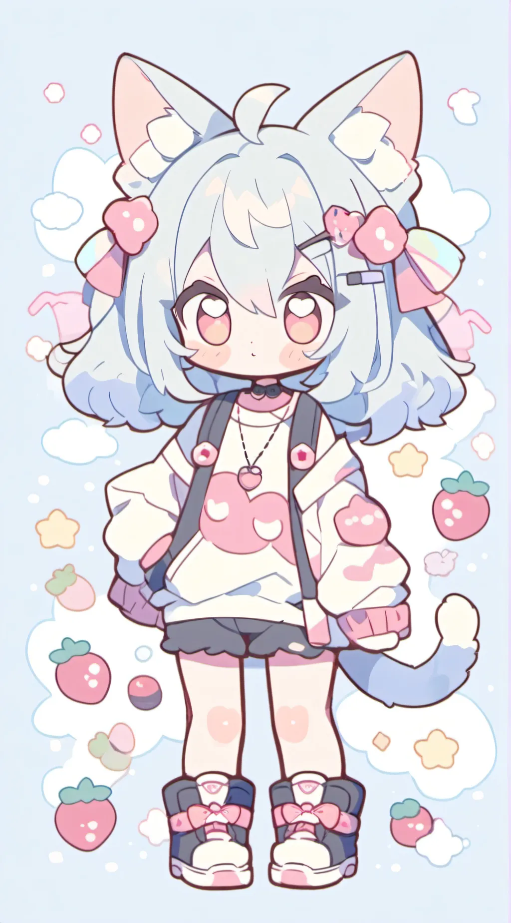 ai character: blossom  background